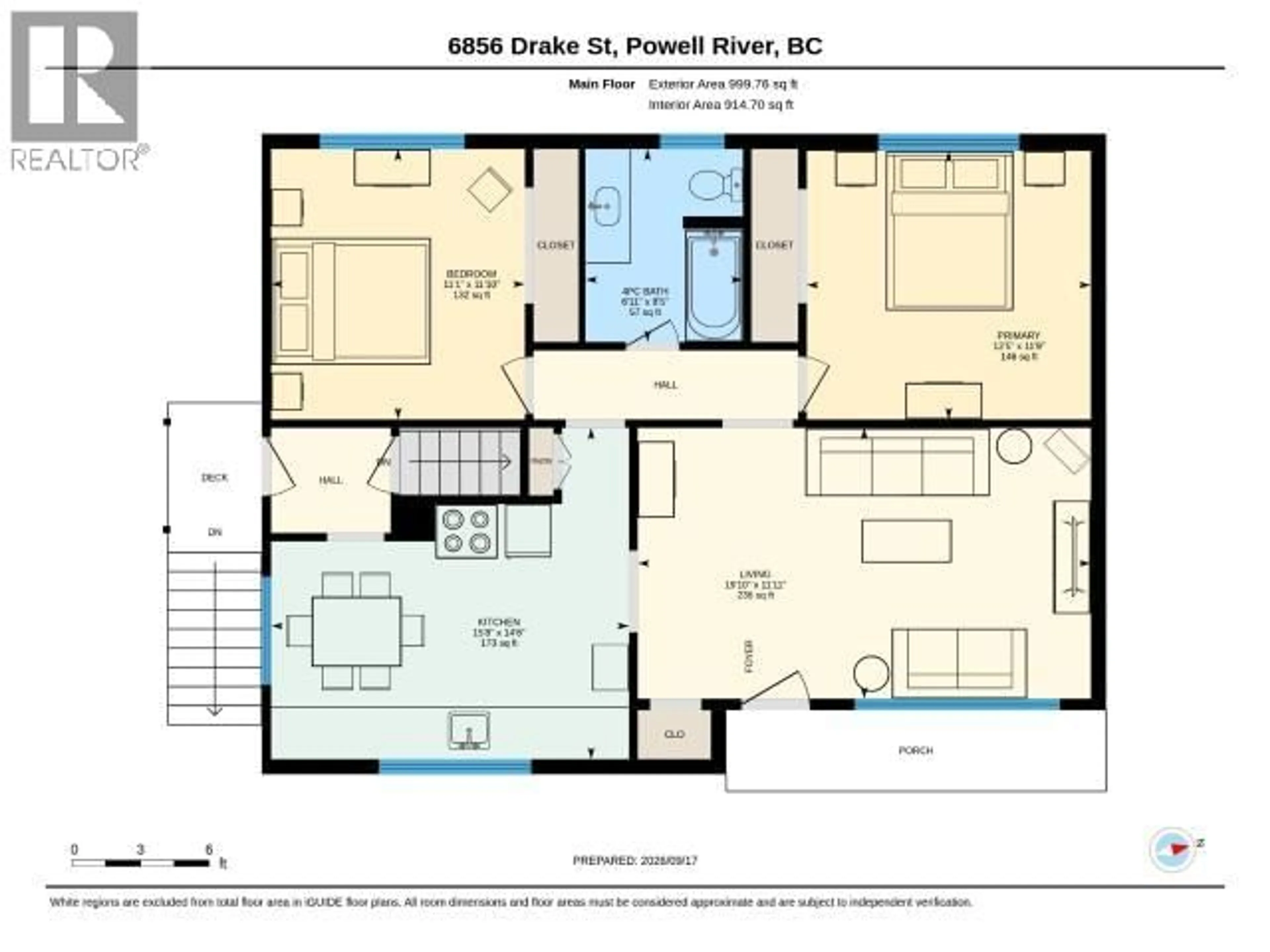 Floor plan for 6856 DRAKE STREET, Powell River British Columbia V8A3Y1