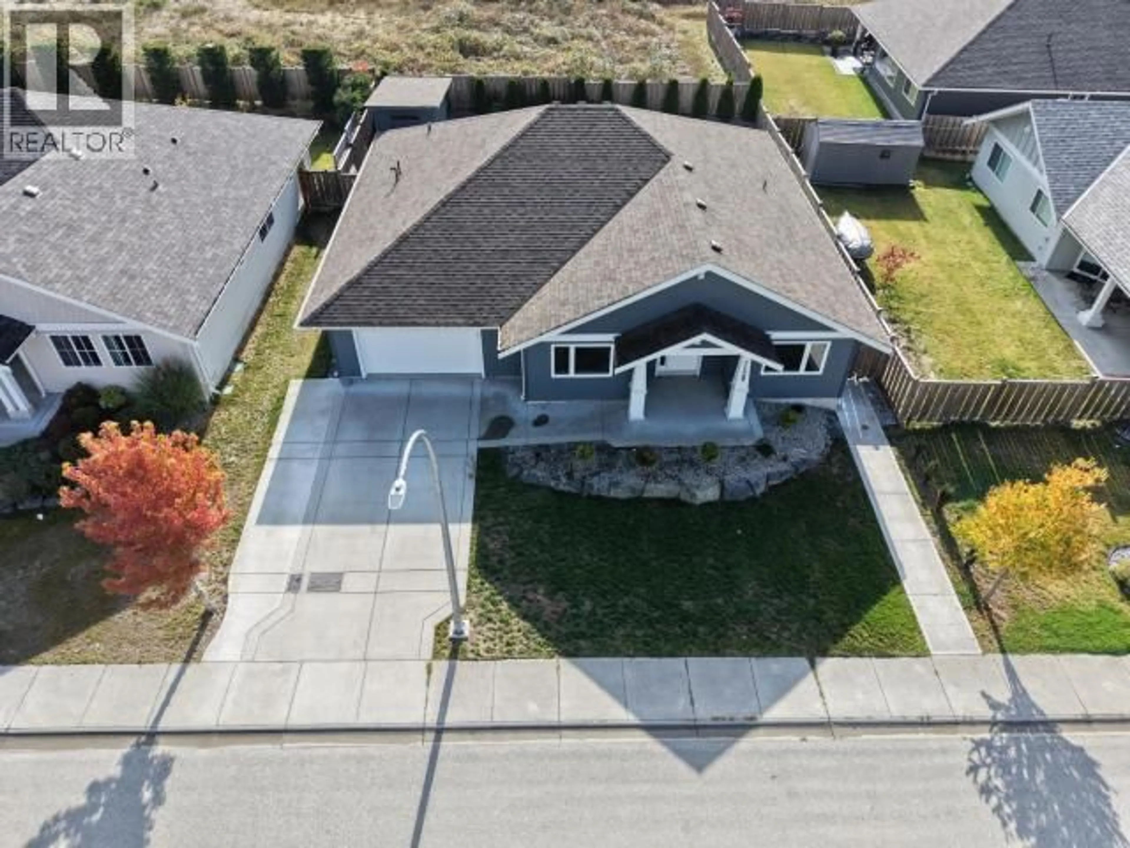 A pic from outside/outdoor area/front of a property/back of a property/a pic from drone, street for 7129 EDGEHILL CRESCENT, Powell River British Columbia V8A0A1