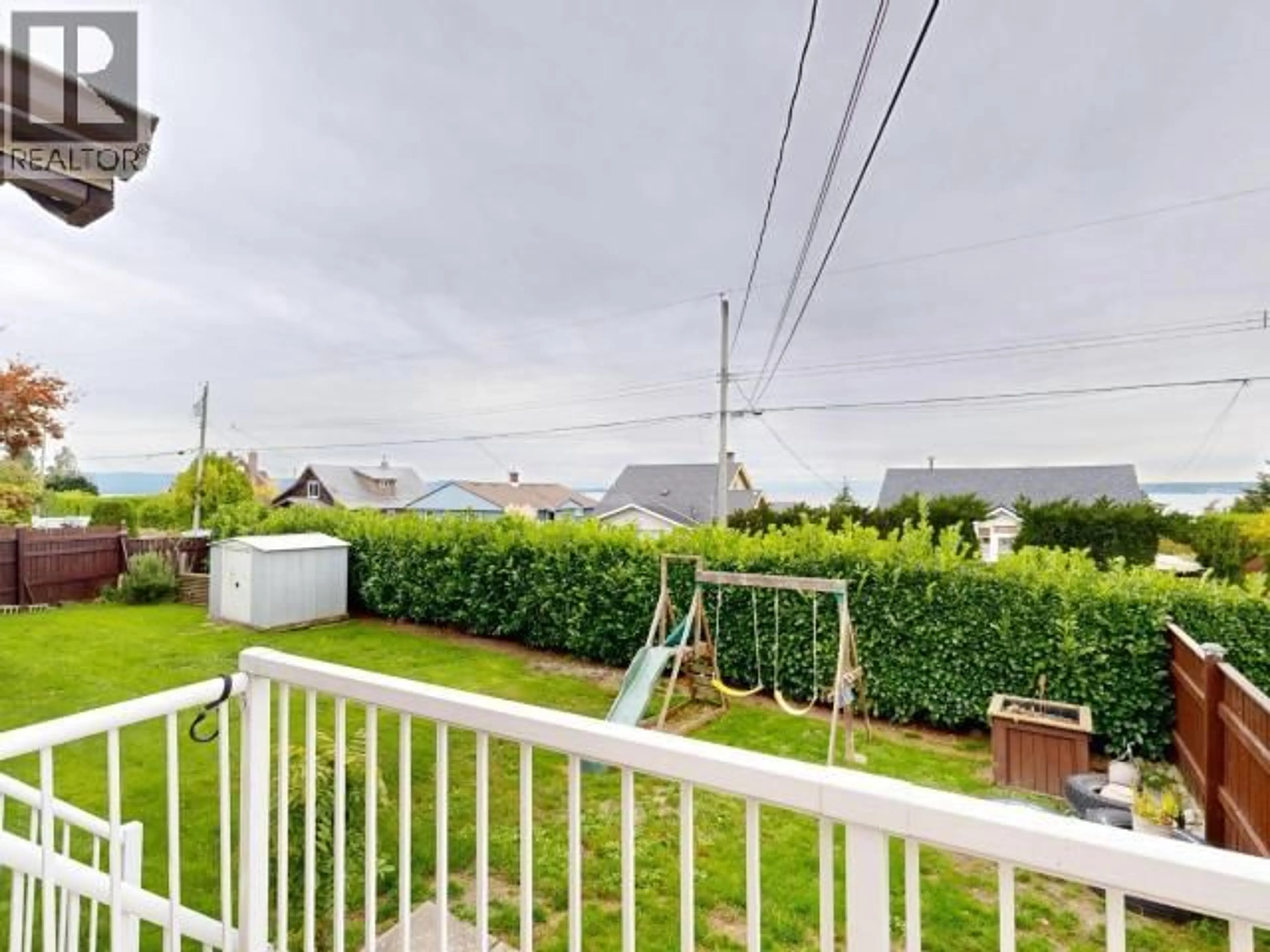 Patio, street for 4584 HARVIE AVE, Powell River British Columbia V8A2P1