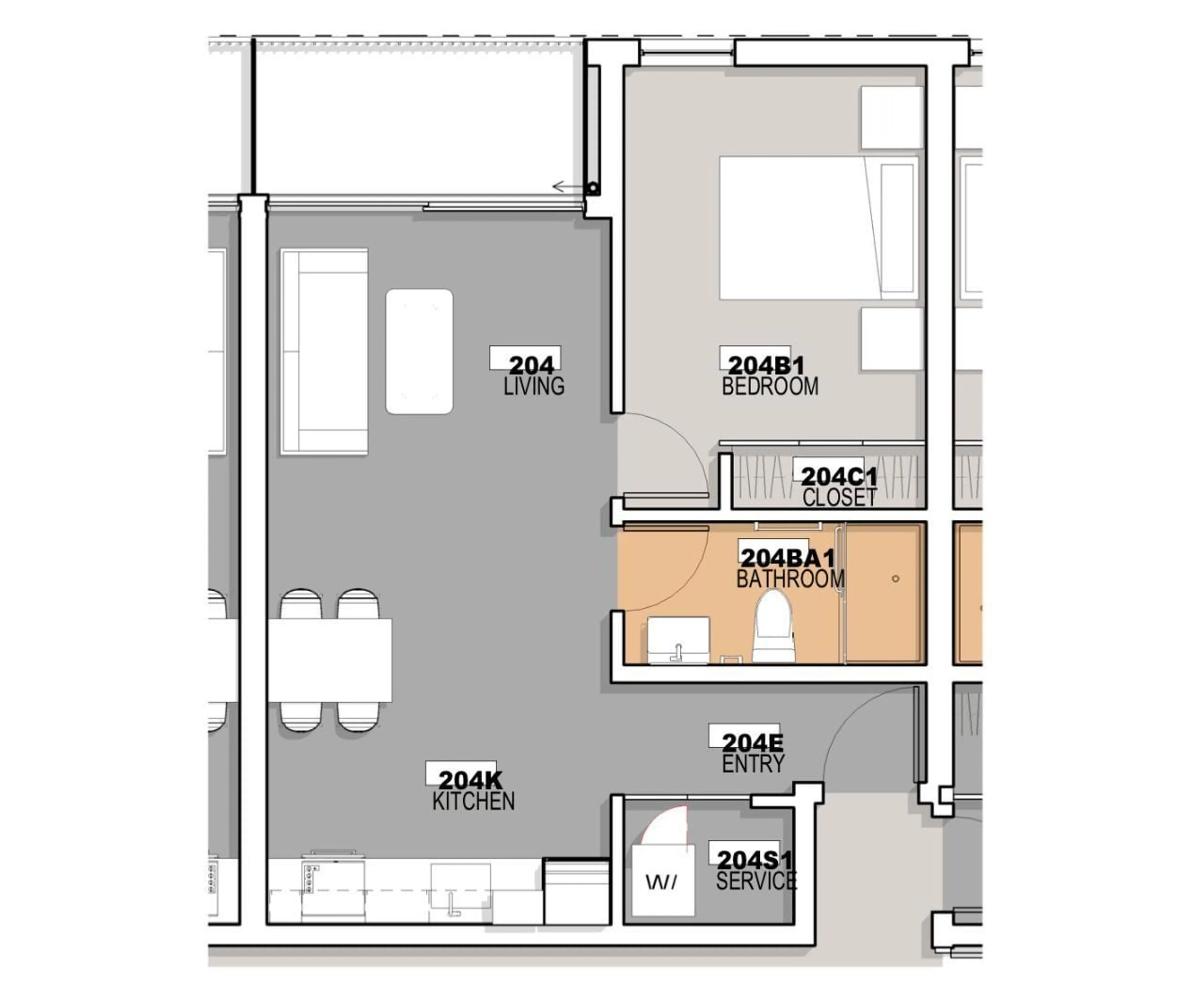 Floor plan for 304 - 514 VICTORIA STREET, Nelson British Columbia V1L4K8