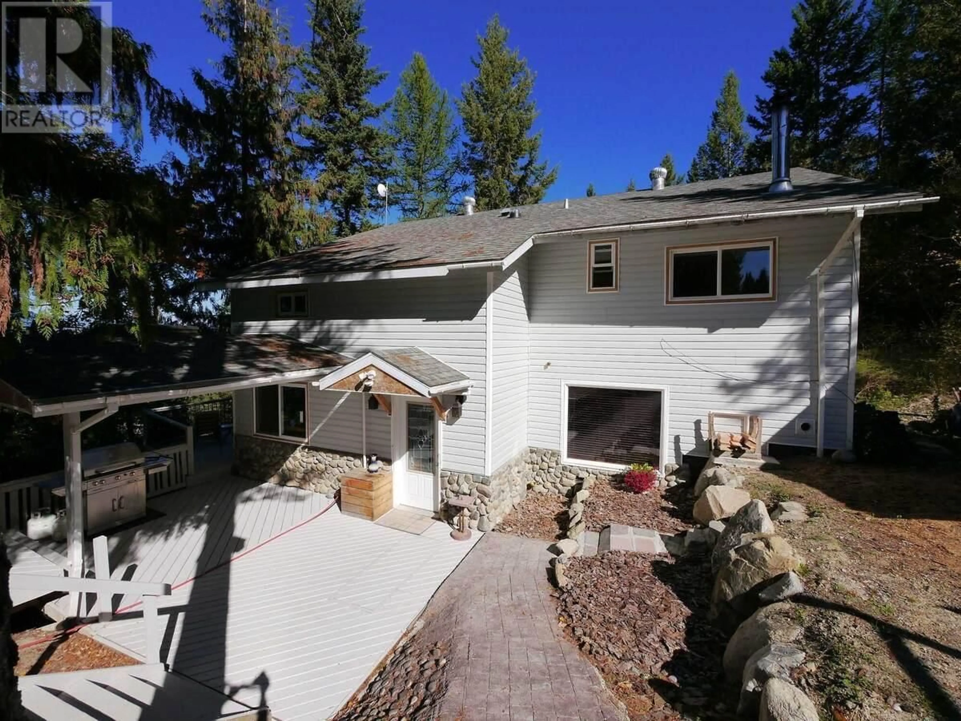 A pic from outside/outdoor area/front of a property/back of a property/a pic from drone, mountain view for 3650 - Lot B PHILLIPS ROAD, Creston British Columbia V0B1G2