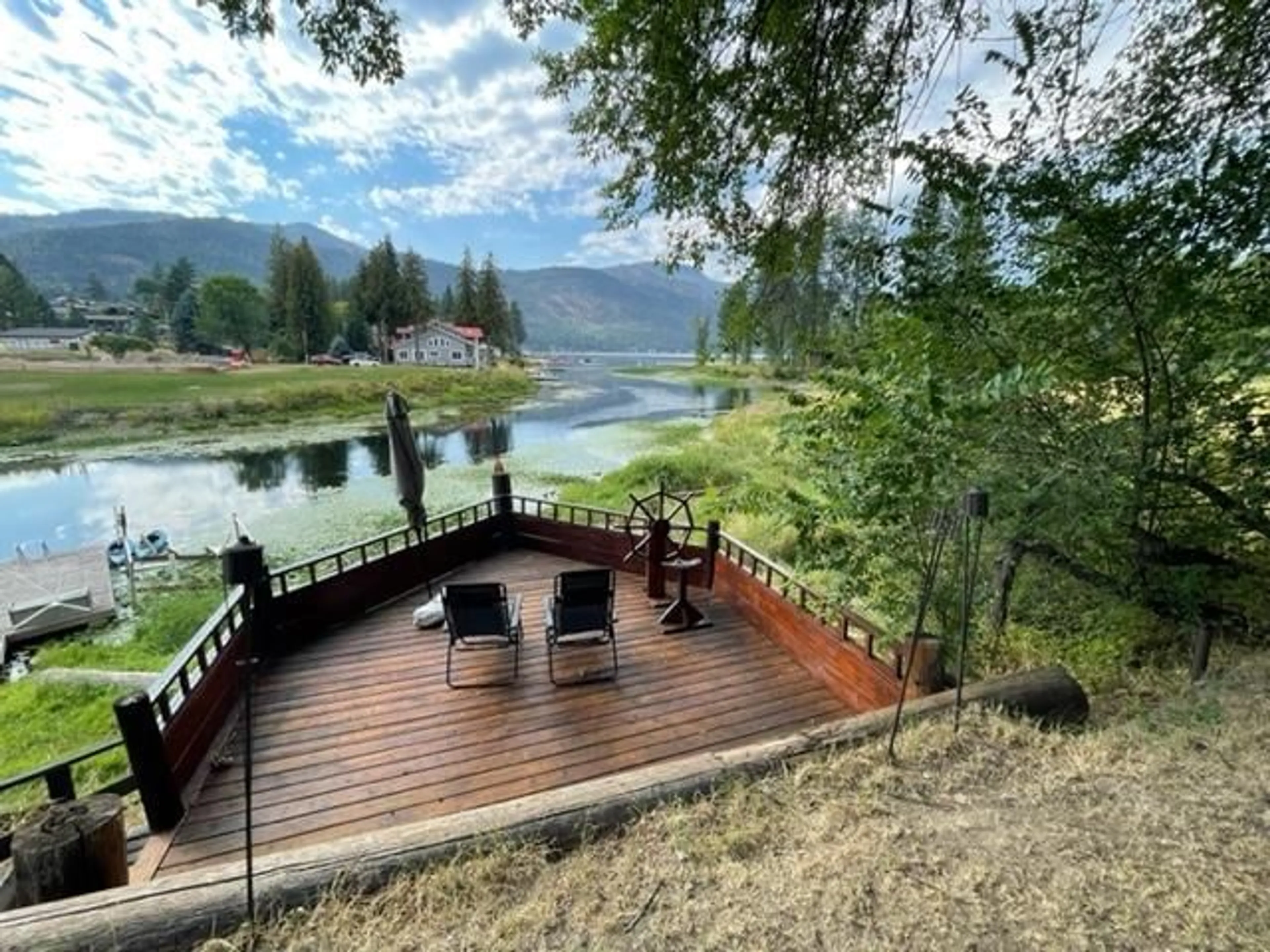 Patio, the view of lake or river for 1661 KIMURA Road, Christina Lake British Columbia V0H1E0