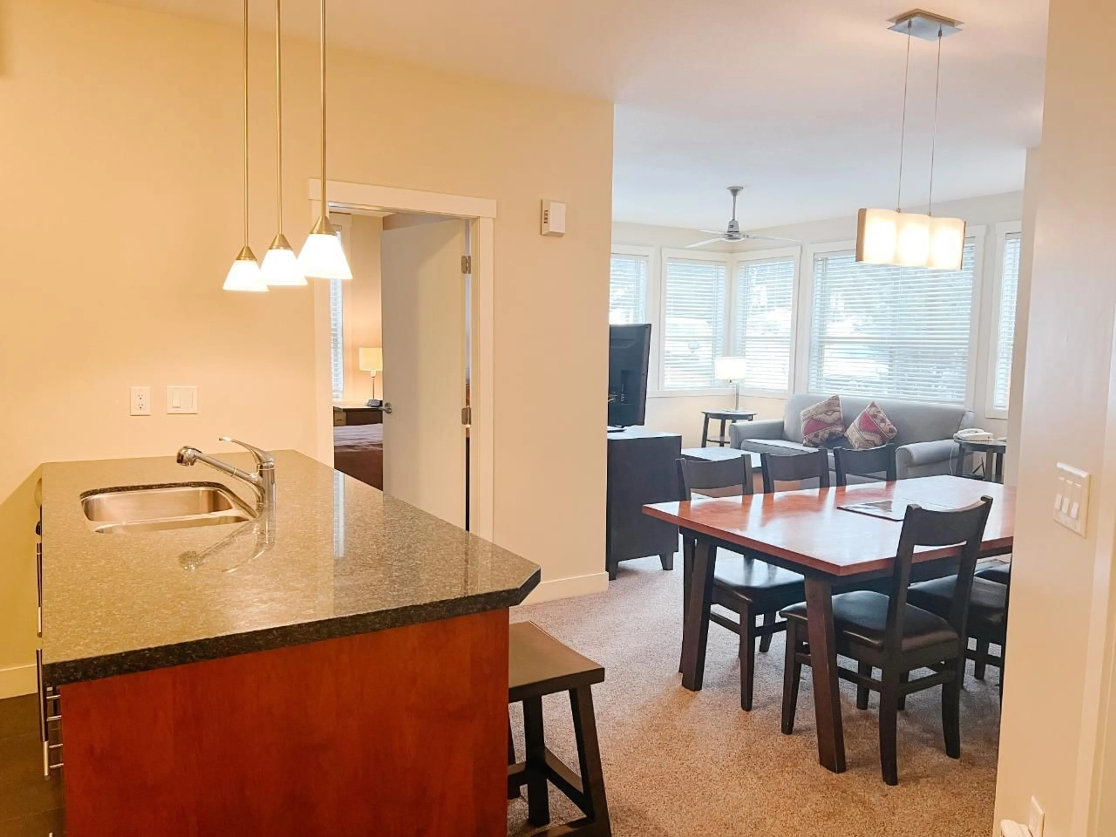 Open concept kitchen for 2049 SUMMIT Drive Unit# 115D, Panorama British Columbia V0A1T0