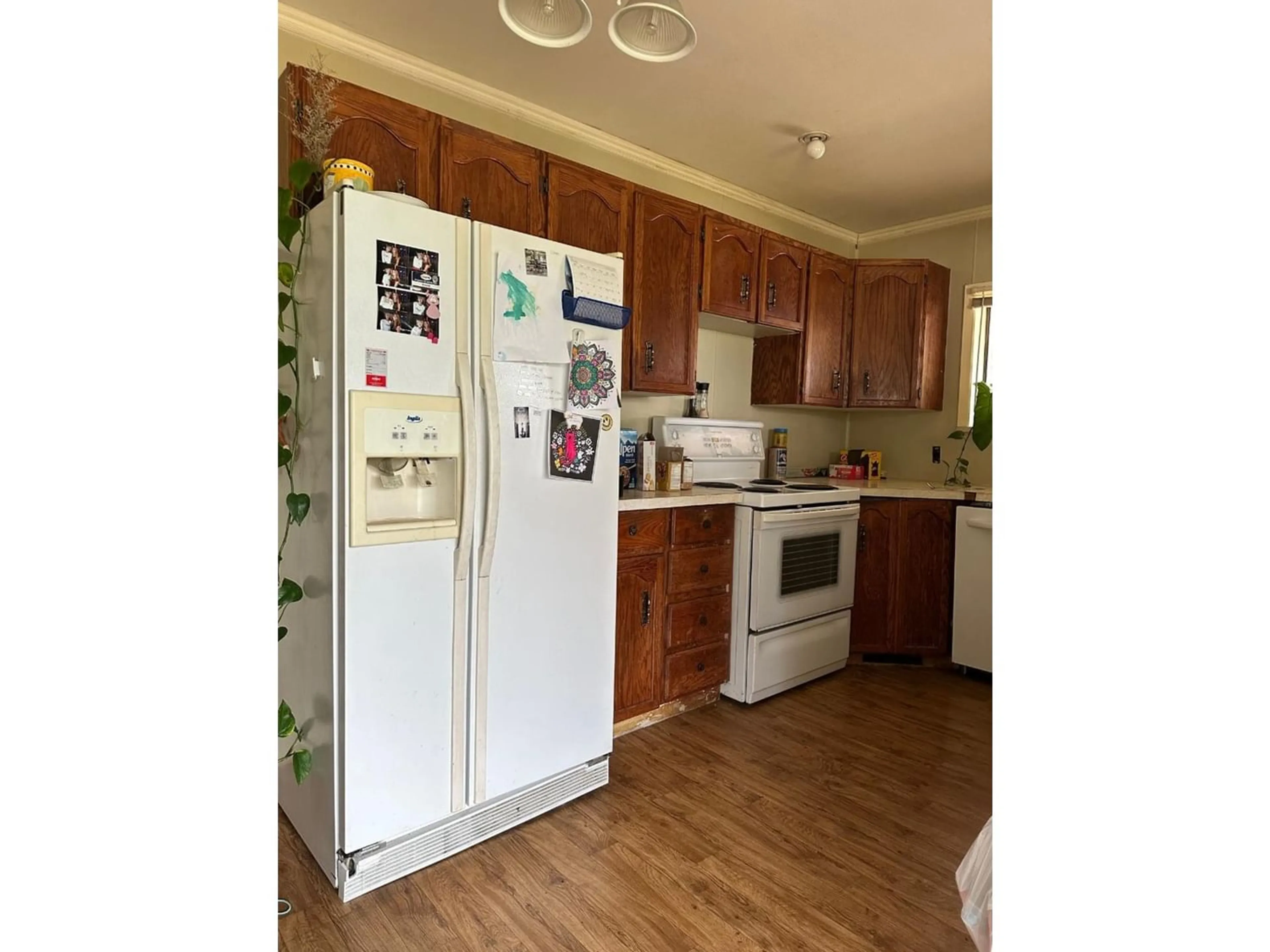 Standard kitchen, wood floors, cottage for 319 NEWMAN Street, Kitchener British Columbia V0B1W1