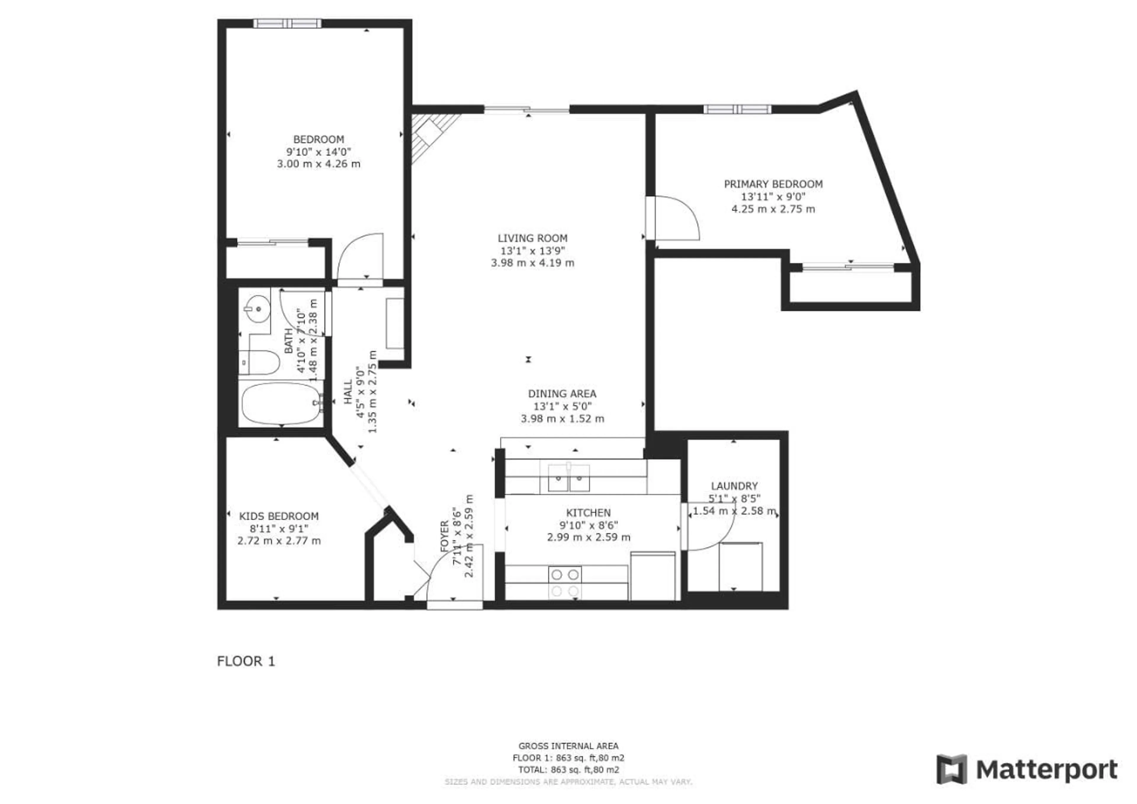 Floor plan for 212 - 4767 FORSTERS LANDING ROAD, Radium Hot Springs British Columbia V0A1M0