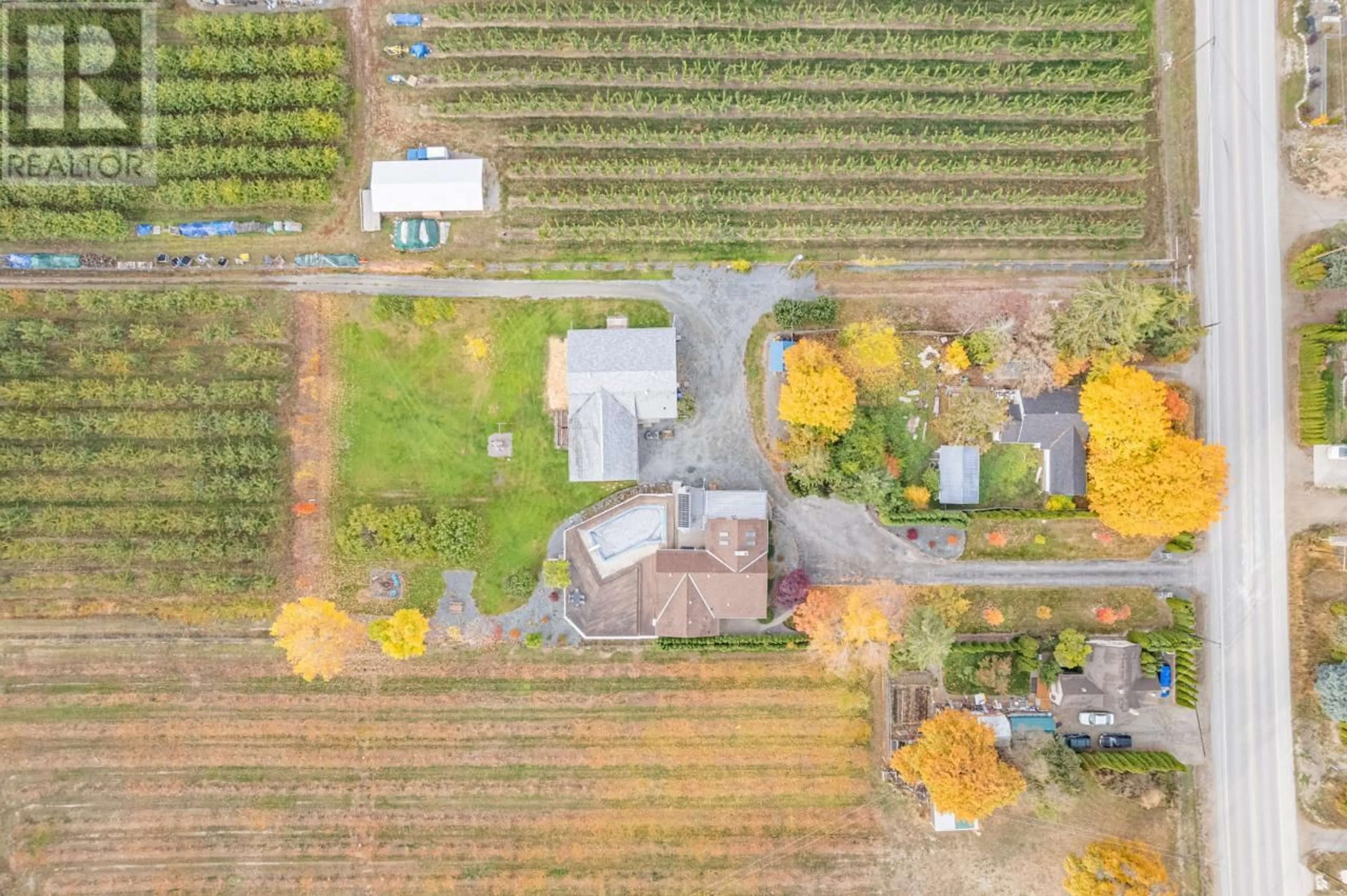 A pic from outside/outdoor area/front of a property/back of a property/a pic from drone, unknown for 2819 ERICKSON ROAD, Erickson British Columbia V0B1G1