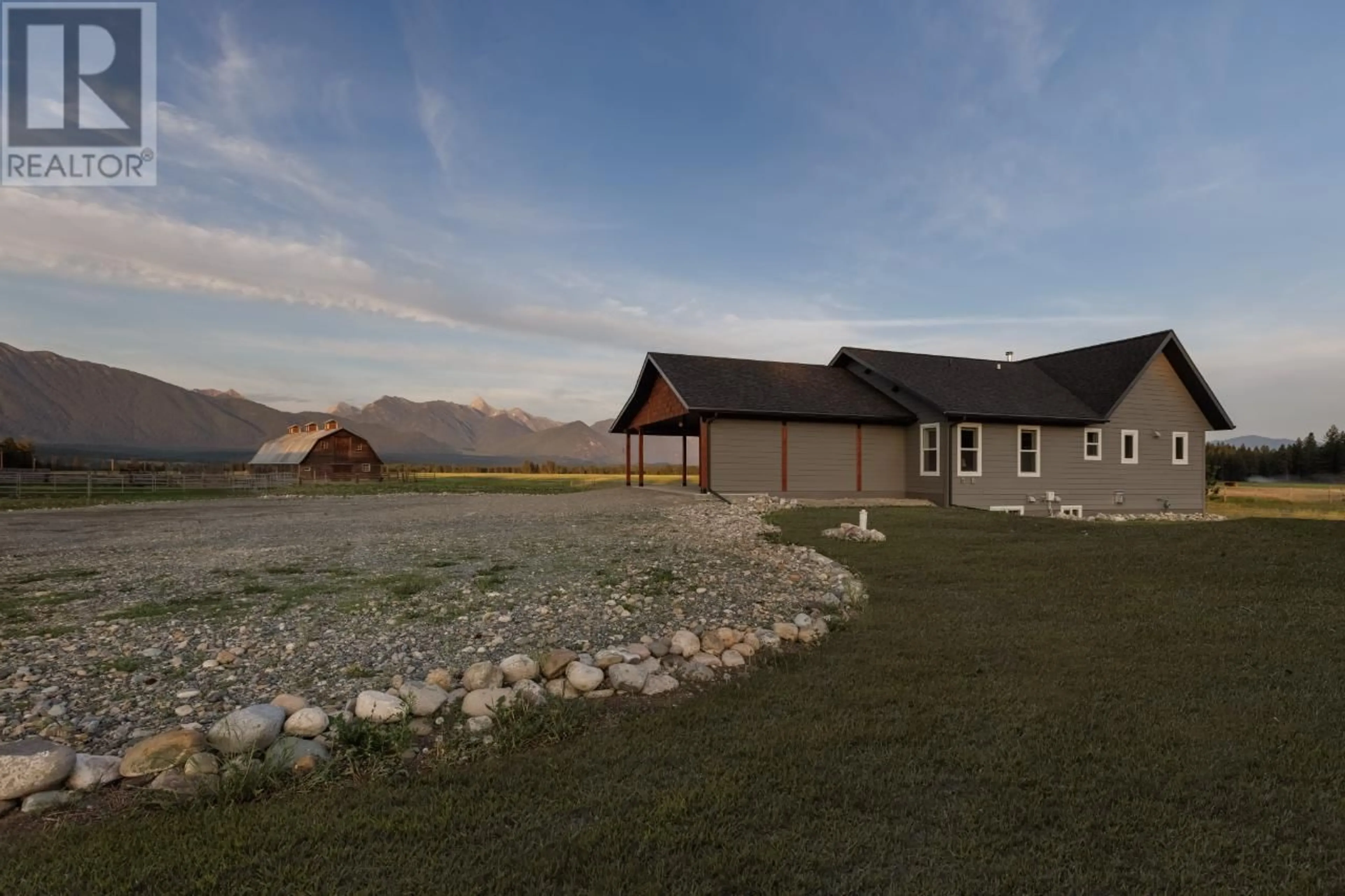 A pic from outside/outdoor area/front of a property/back of a property/a pic from drone, mountain view for 4901 LD RANCH ROAD, Kimberley British Columbia V1A2L4