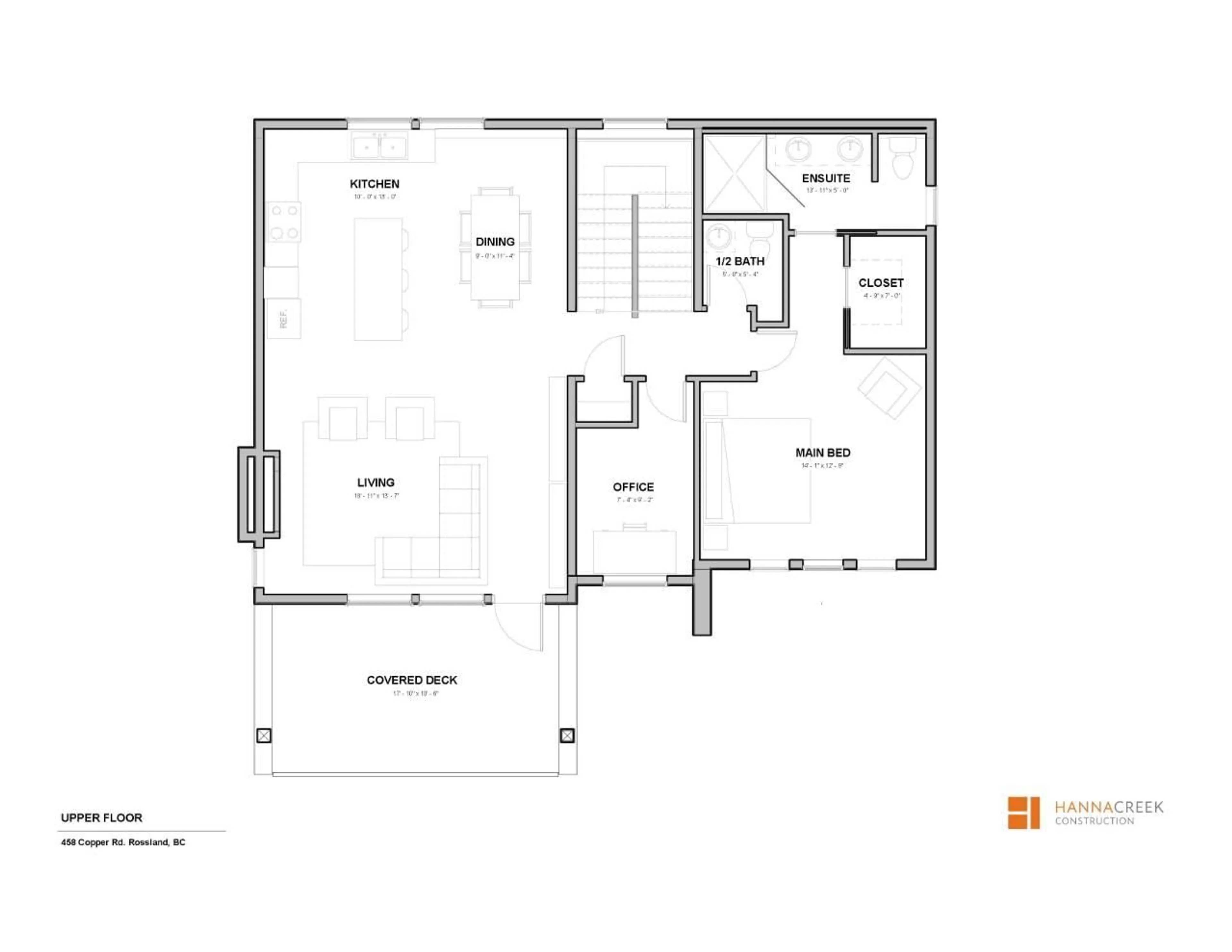 Floor plan for 458 COPPER Road, Rossland British Columbia V0G1Y0