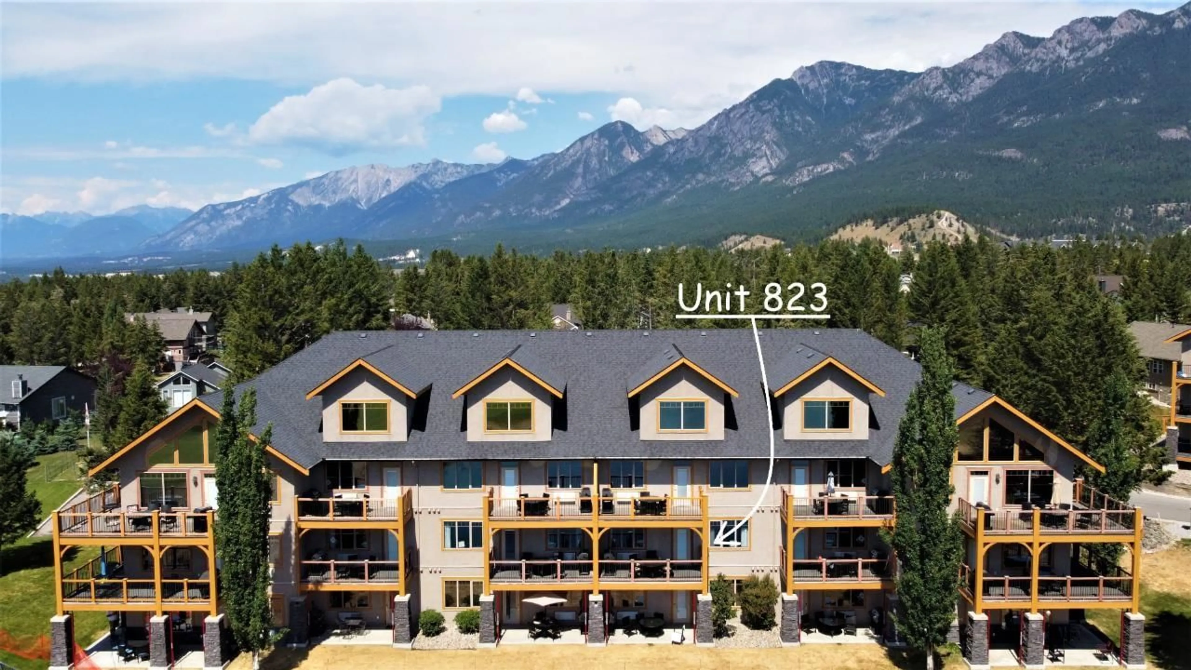 A pic from exterior of the house or condo for 823 A - 800 BIGHORN BOULEVARD, Radium Hot Springs British Columbia V0A1M0