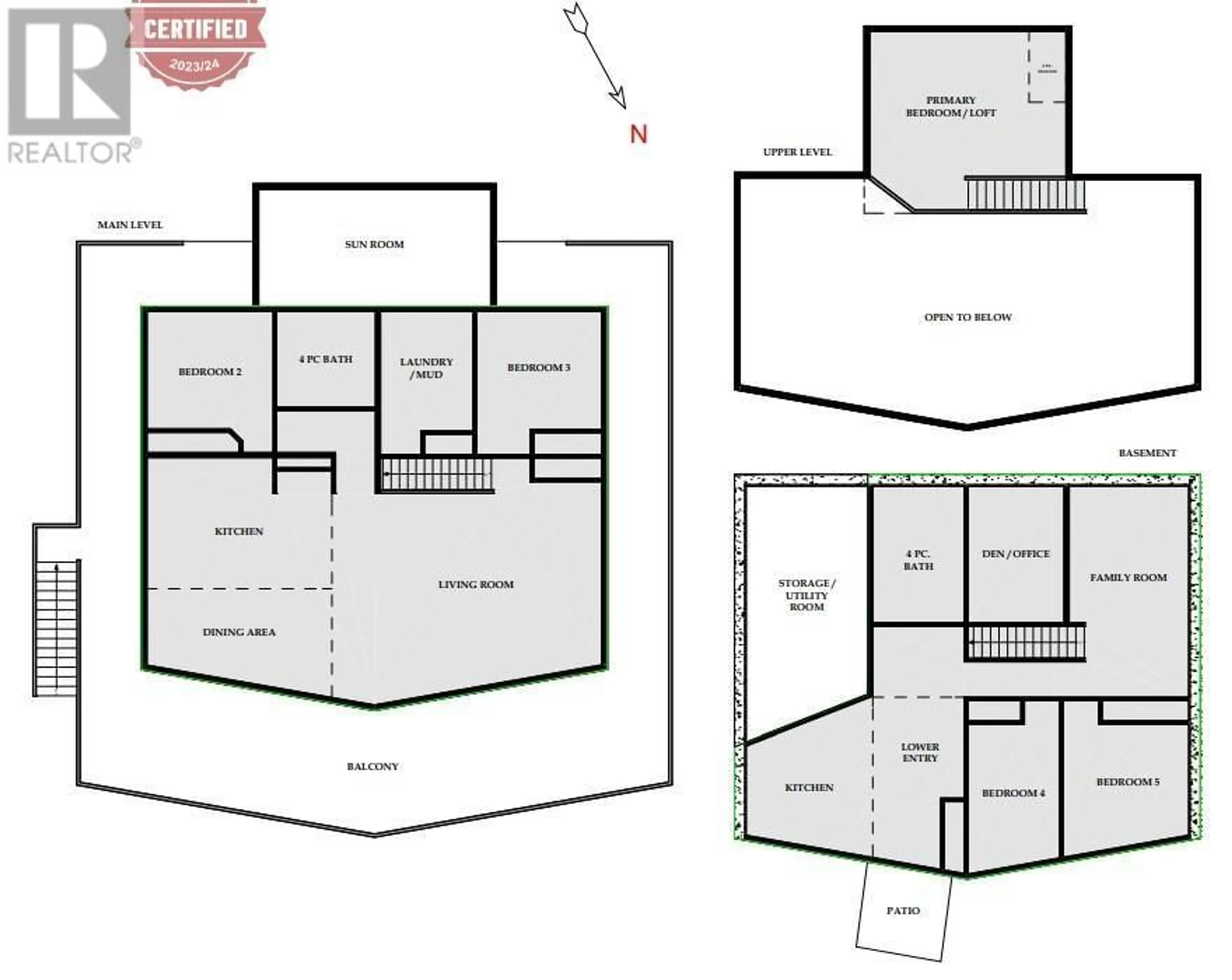 Floor plan for 5991 EDGEWATER SOUTH APPROACH ROAD, Edgewater British Columbia V0A1E0