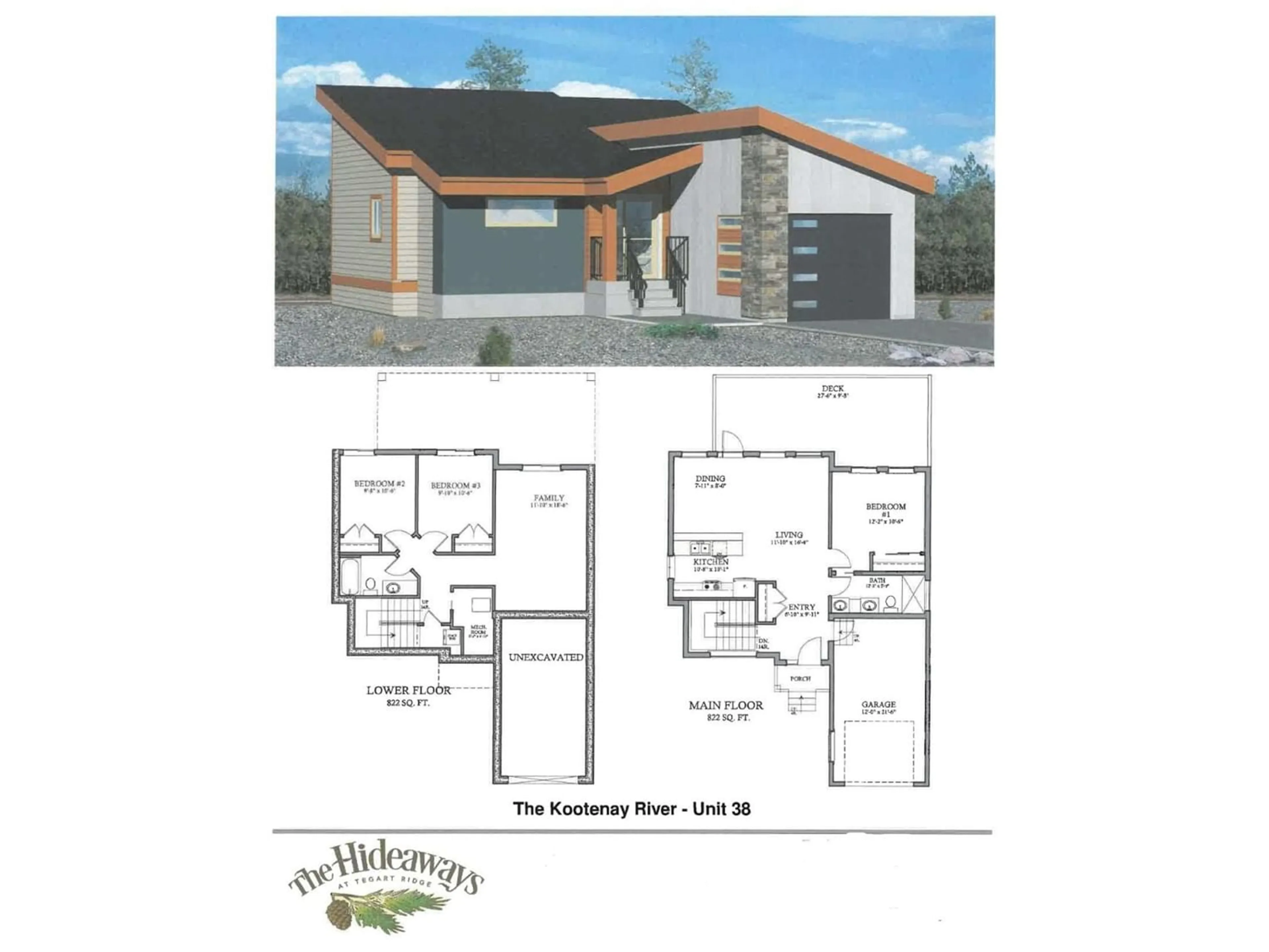 Floor plan for 4926 TIMBER RIDGE Road Unit# 41, Windermere British Columbia V0B2L0