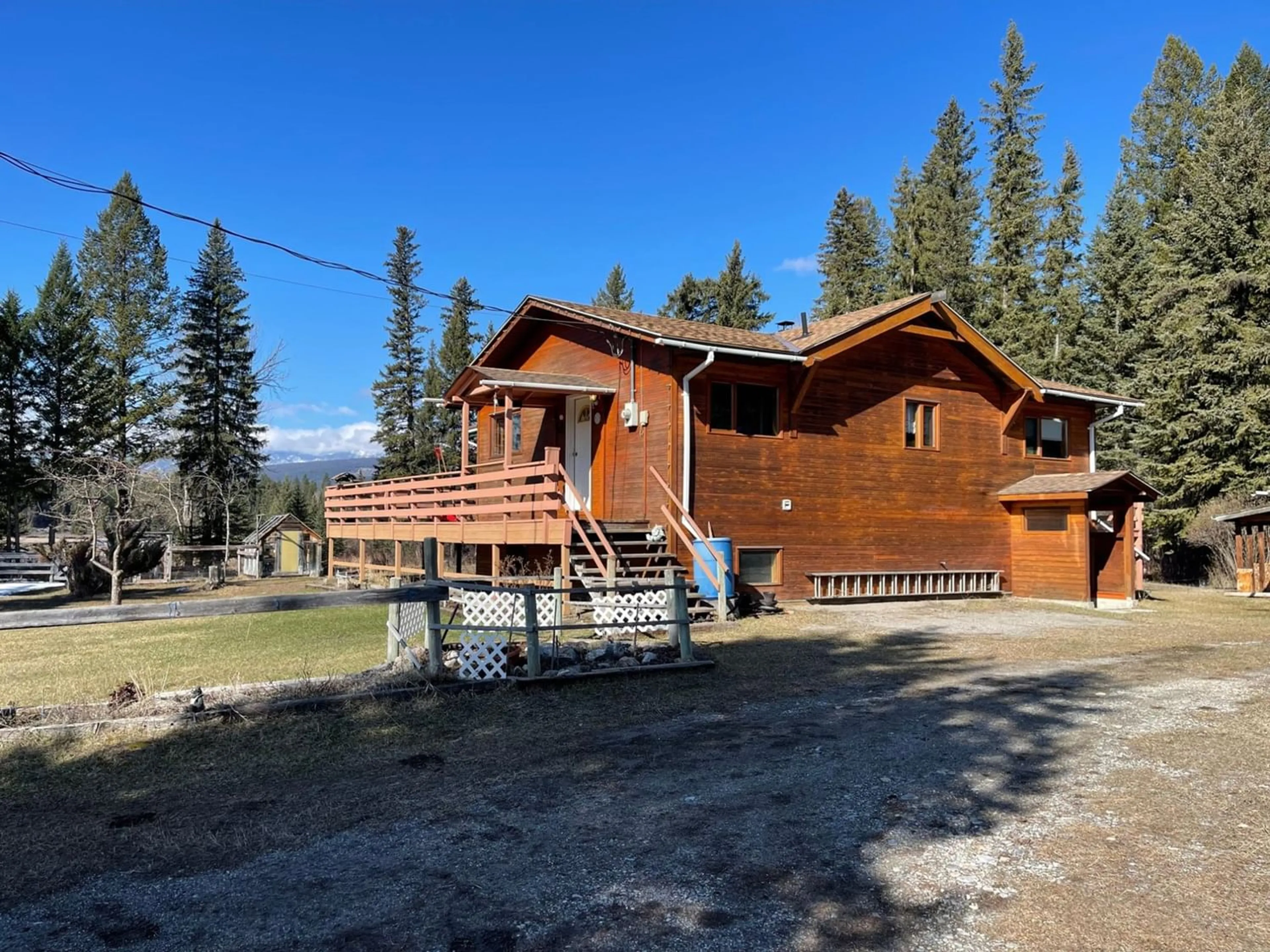 Frontside or backside of a home, cottage for 4561 BARLEBEN Road, Skookumchuck British Columbia V0B2E0