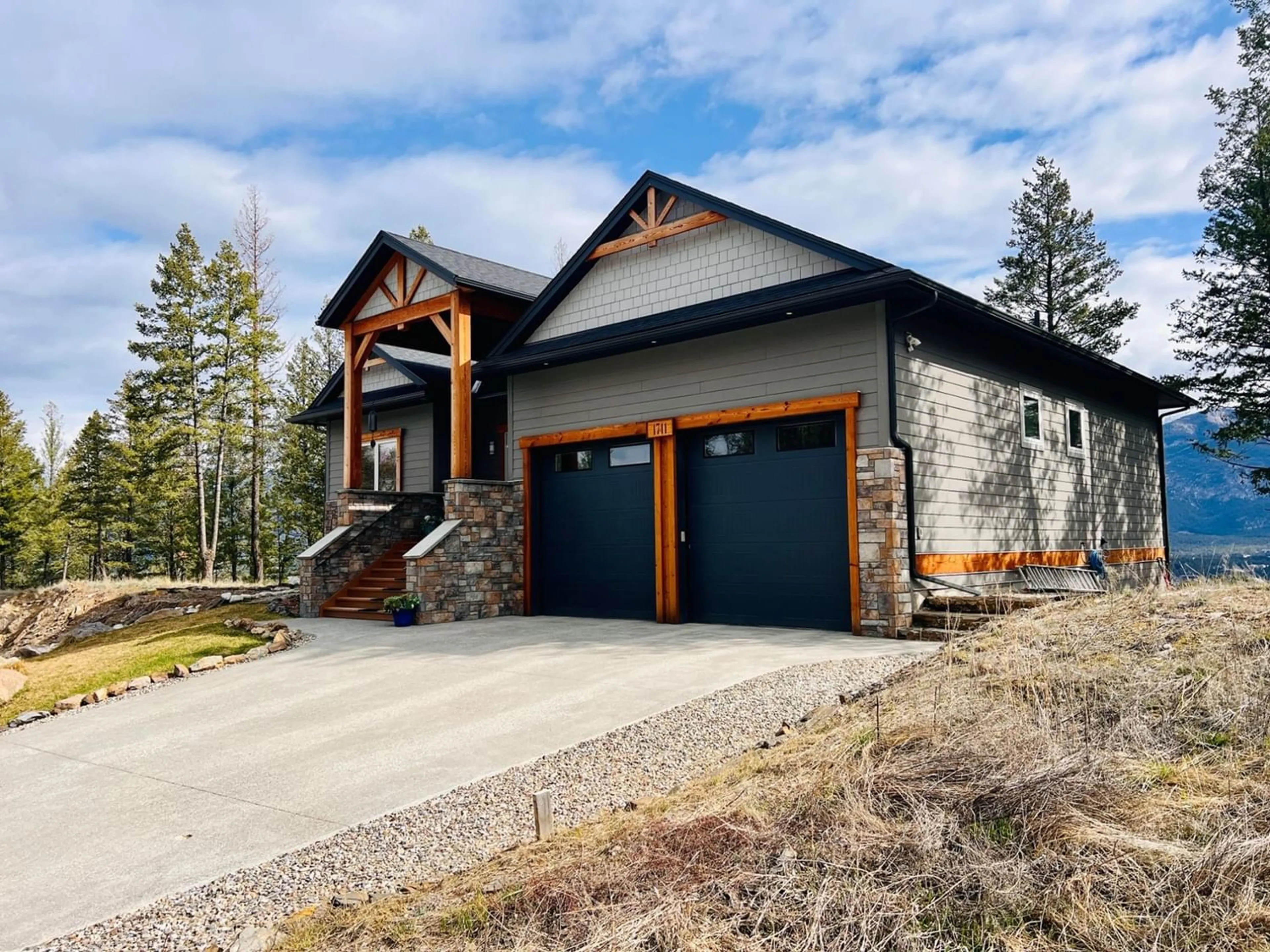 A pic from exterior of the house or condo, the view of mountain for 1711 PINE RIDGE MOUNTAIN Place, Invermere British Columbia V0A1K2