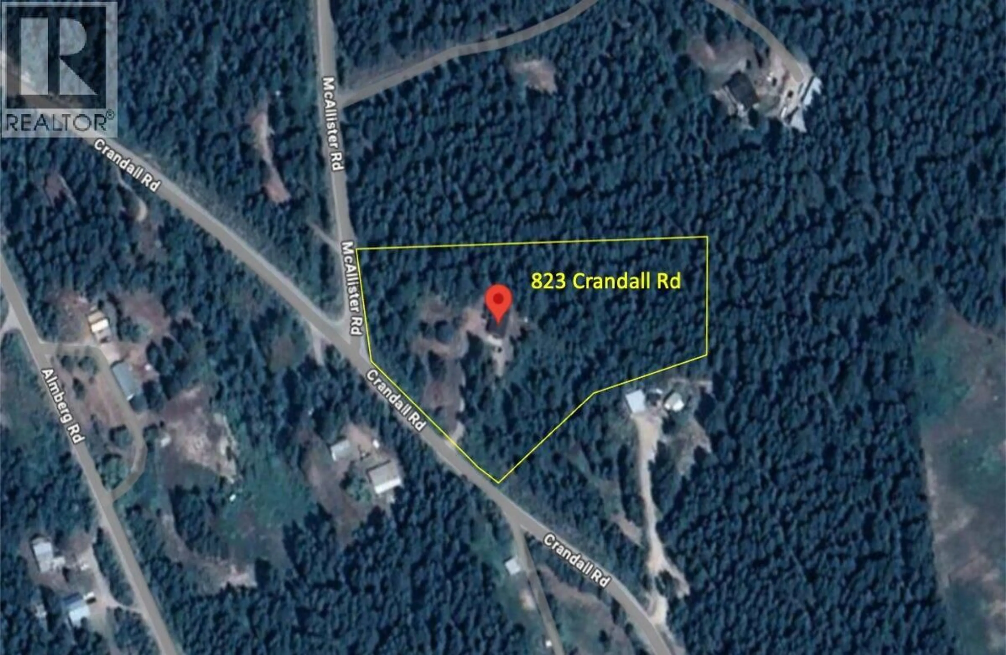 Picture of a map for 823 CRANDALL ROAD, Golden British Columbia V0A1H2