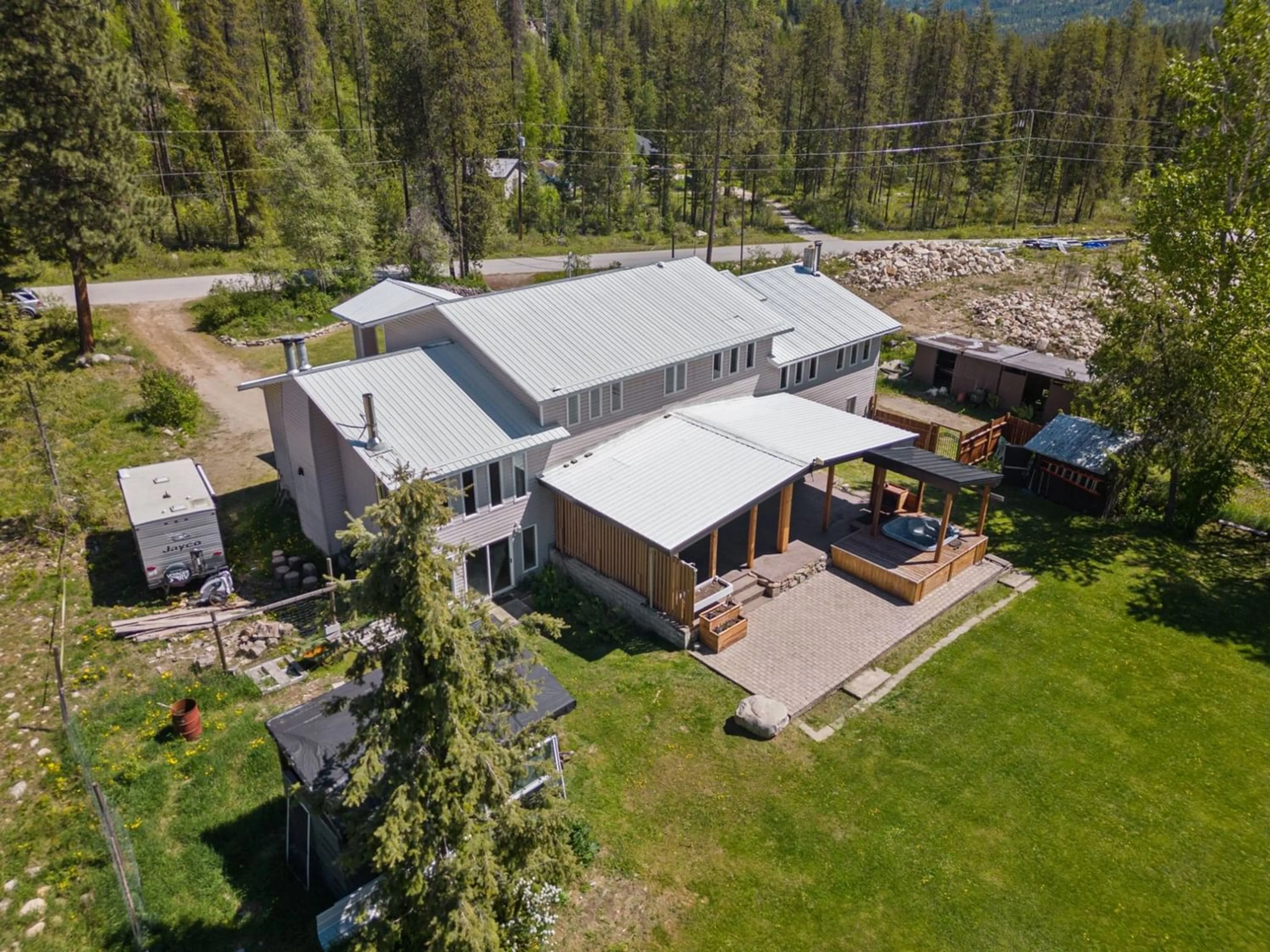 Frontside or backside of a home, cottage for 2642 NORNS CREEK Road, Castlegar British Columbia V1N4T3