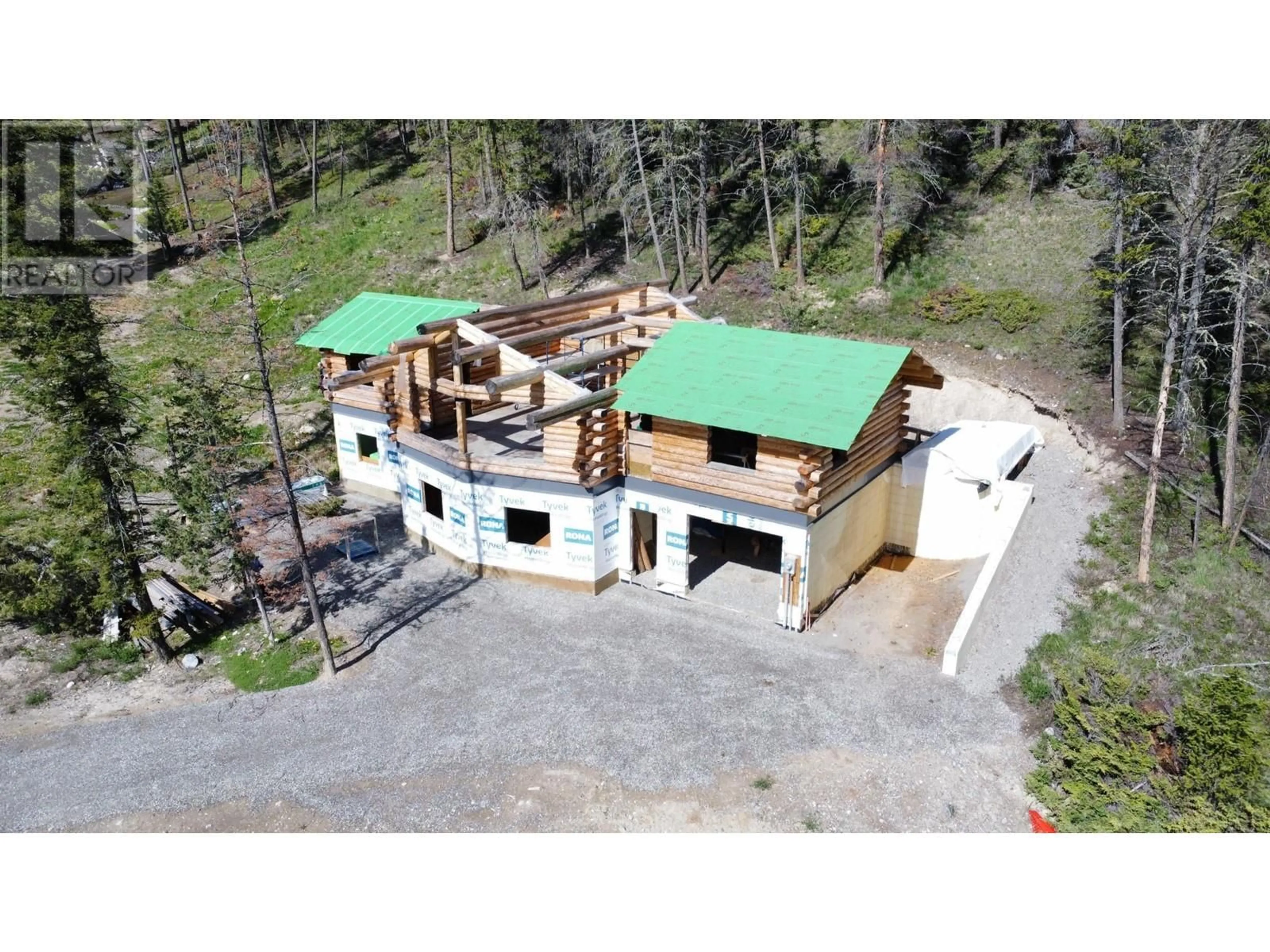 A pic from outside/outdoor area/front of a property/back of a property/a pic from drone, building for 4956 MOUNTAIN TOP DRIVE, Fairmont Hot Springs British Columbia V0B1L1