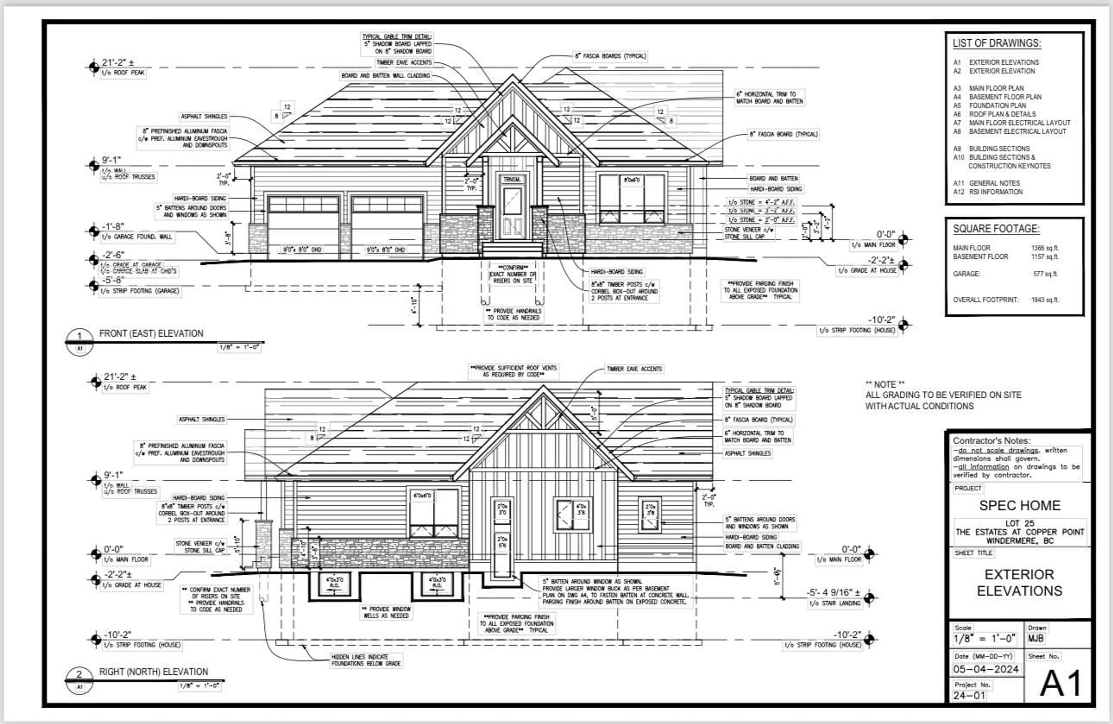 Floor plan for Lot 25 COOPER Road, Windermere British Columbia V0B2L0