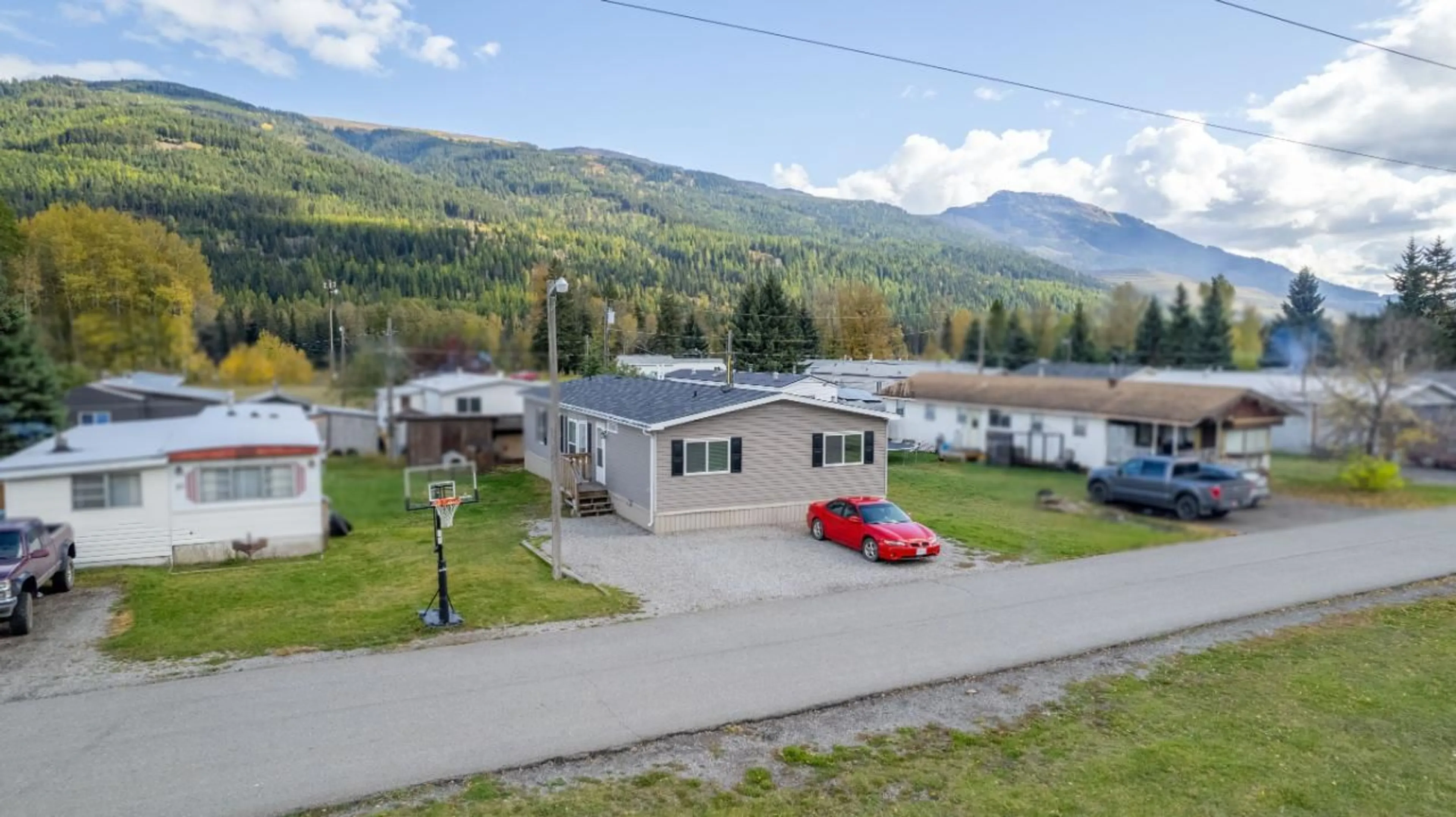 A pic from exterior of the house or condo, the street view for 6272 LOWER ELK VALLEY Road Unit# 48, Sparwood British Columbia V0B2G3