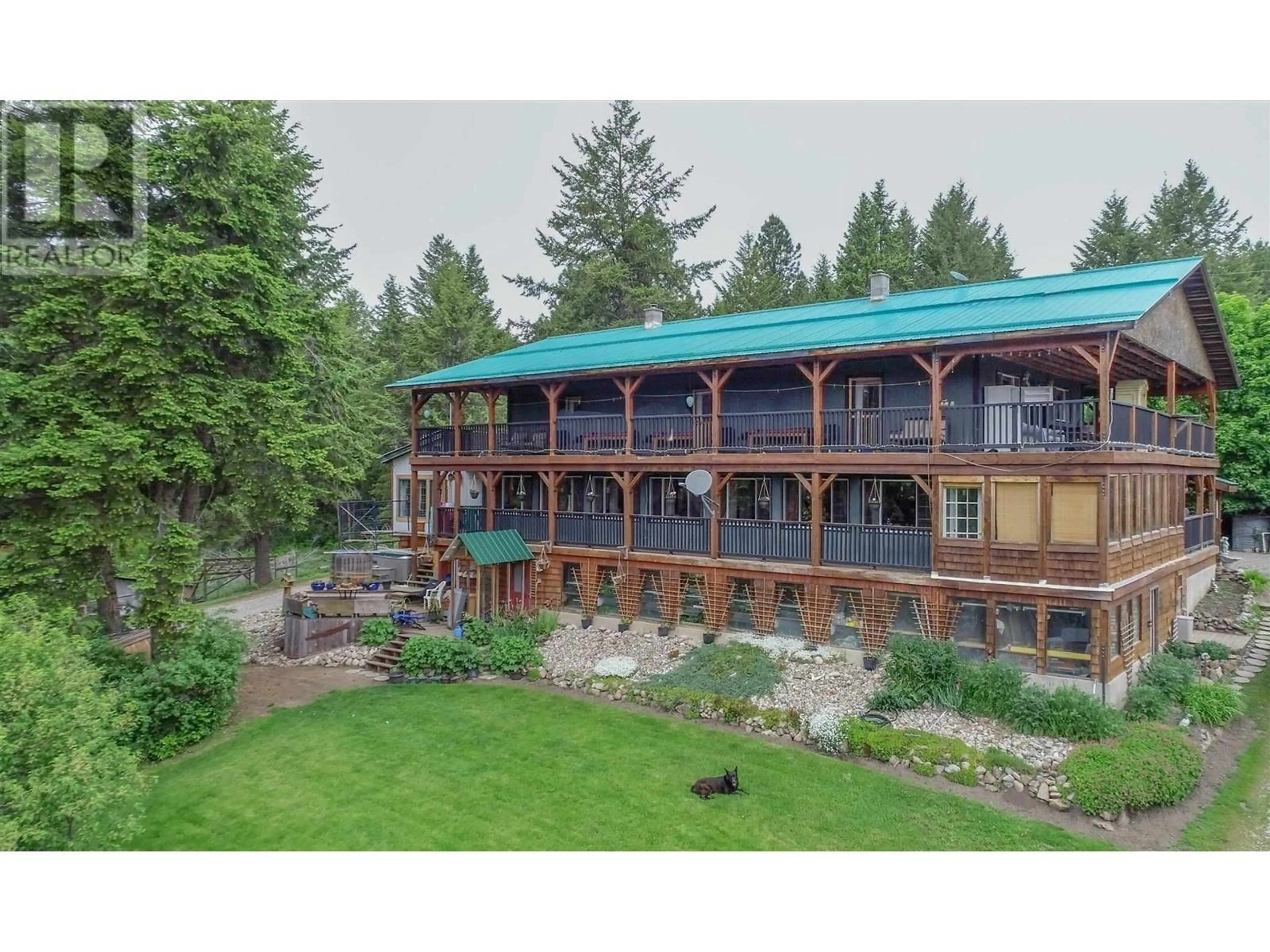 A pic from outside/outdoor area/front of a property/back of a property/a pic from drone, unknown for 6700 DANSHIN VILLAGE ROAD, Grand Forks British Columbia V0H1H5