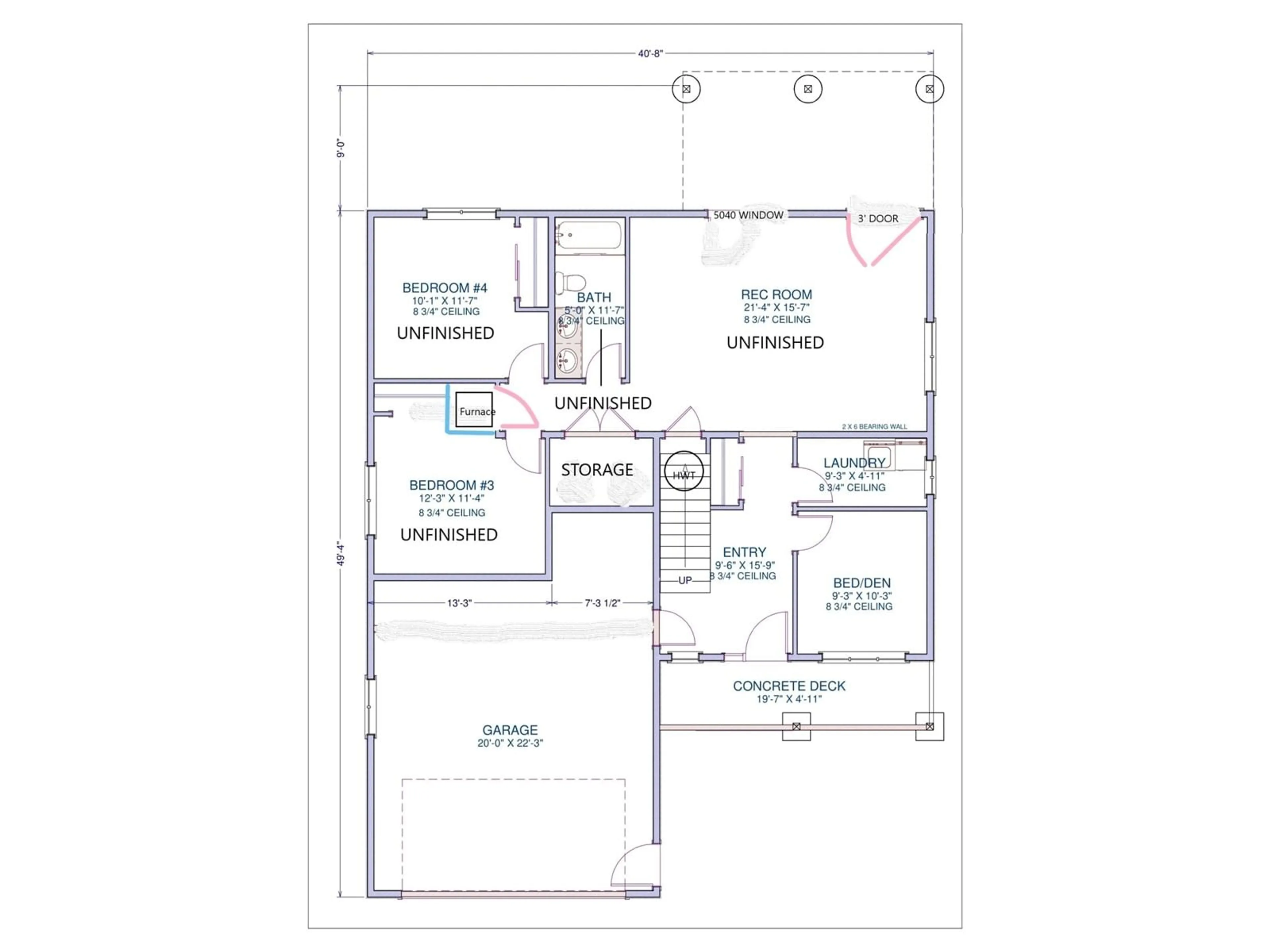 Floor plan for 3724 TOBA ROAD, Castlegar British Columbia V1N4Y3