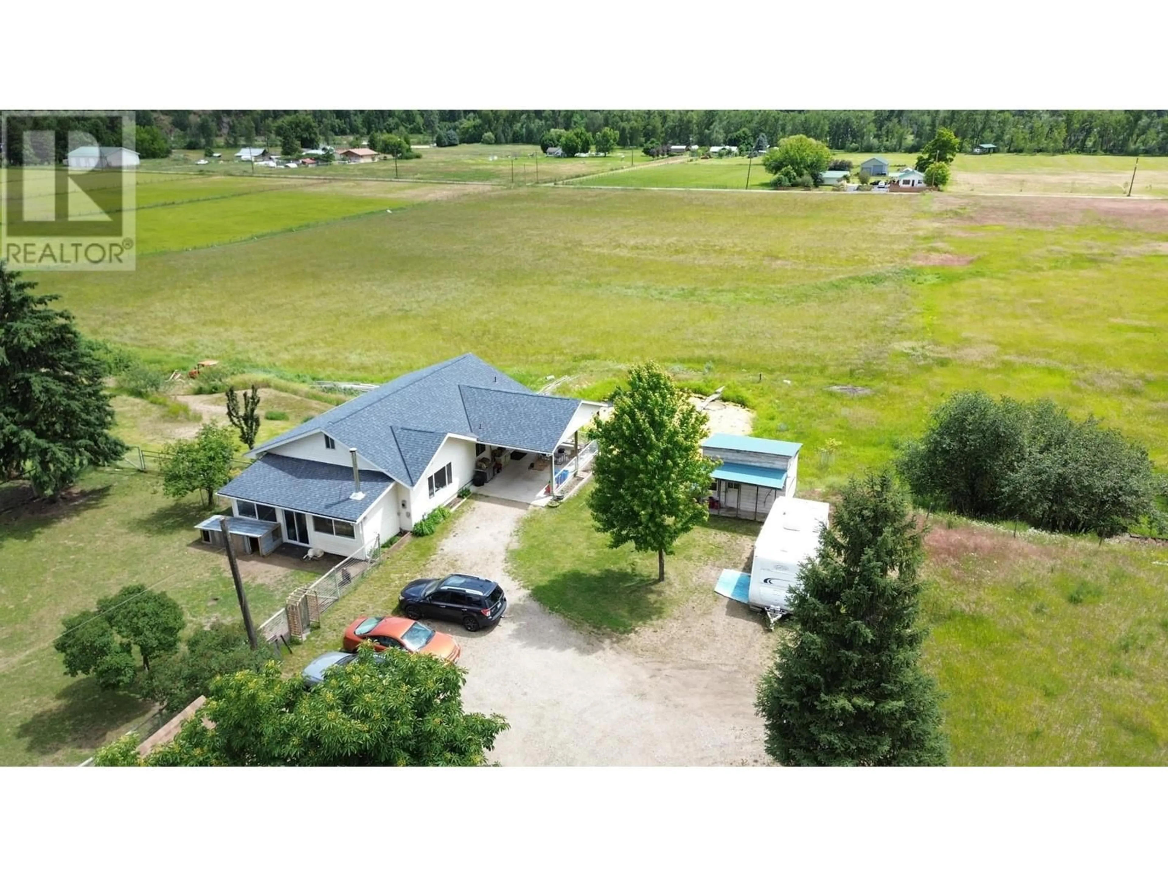 A pic from outside/outdoor area/front of a property/back of a property/a pic from drone, unknown for 430 ATWOOD ROAD, Grand Forks British Columbia V0H1H9