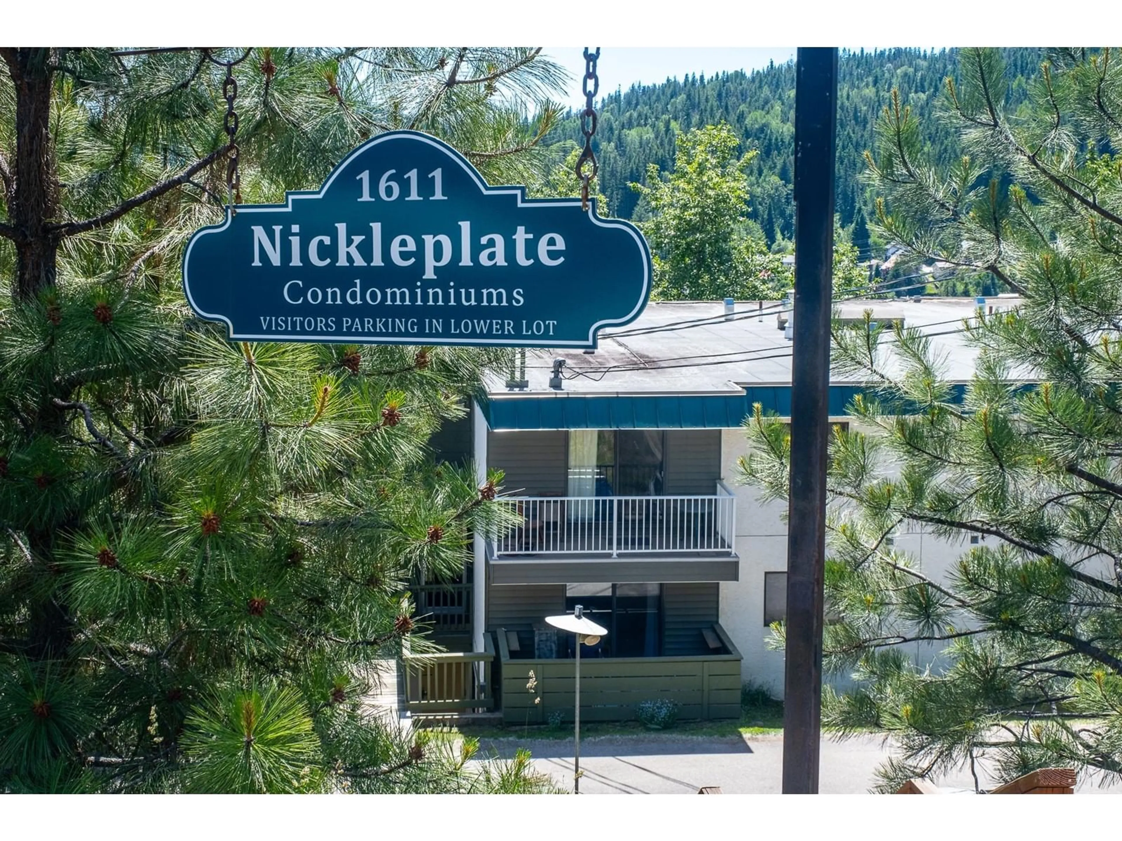 A pic from exterior of the house or condo for 404 - 1611 NICKLEPLATE ROAD, Rossland British Columbia V0G1Y0