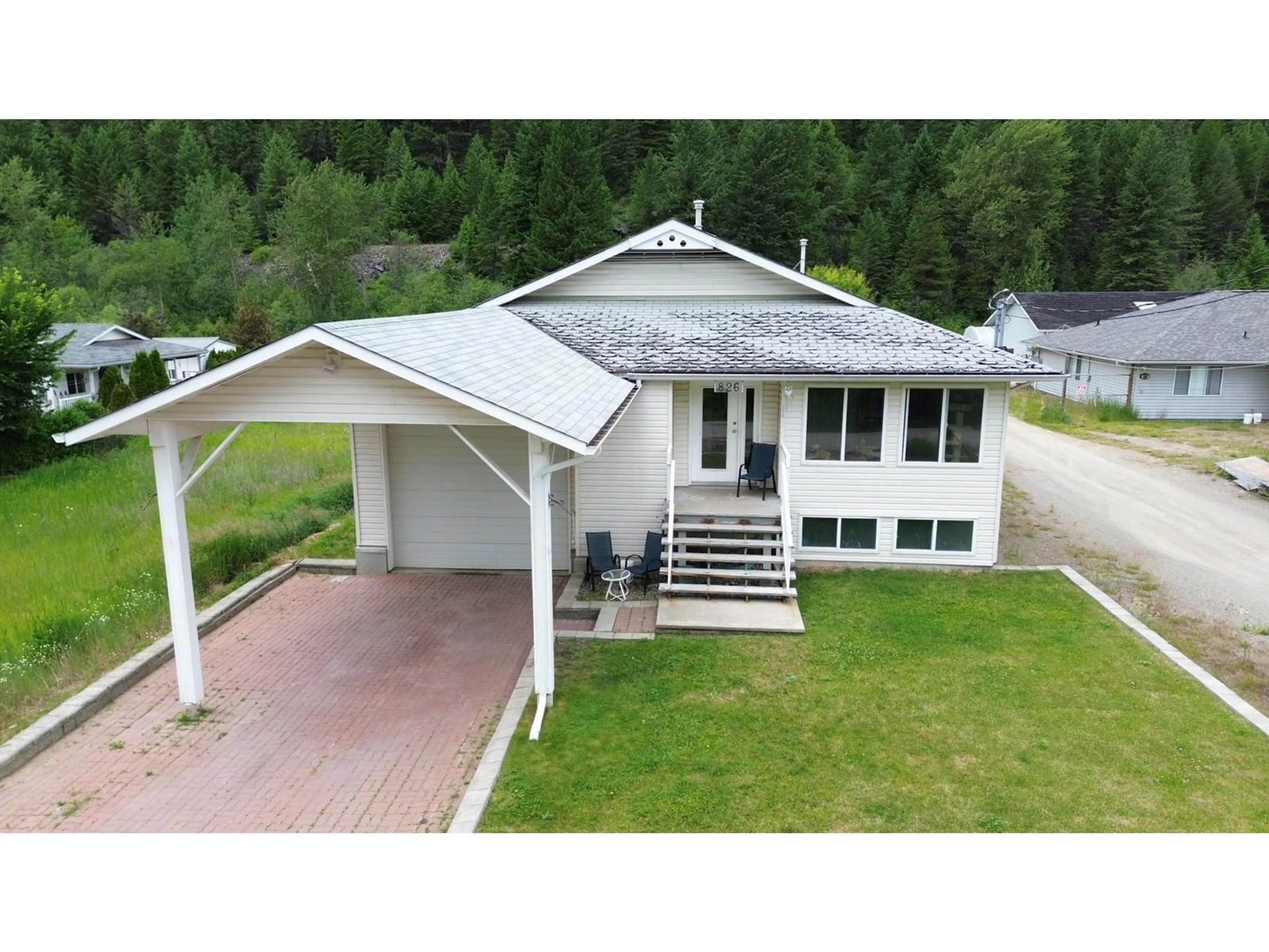 Frontside or backside of a home, cottage for 826 BOUNDARY CREEK Lane, Greenwood British Columbia V0H1J0