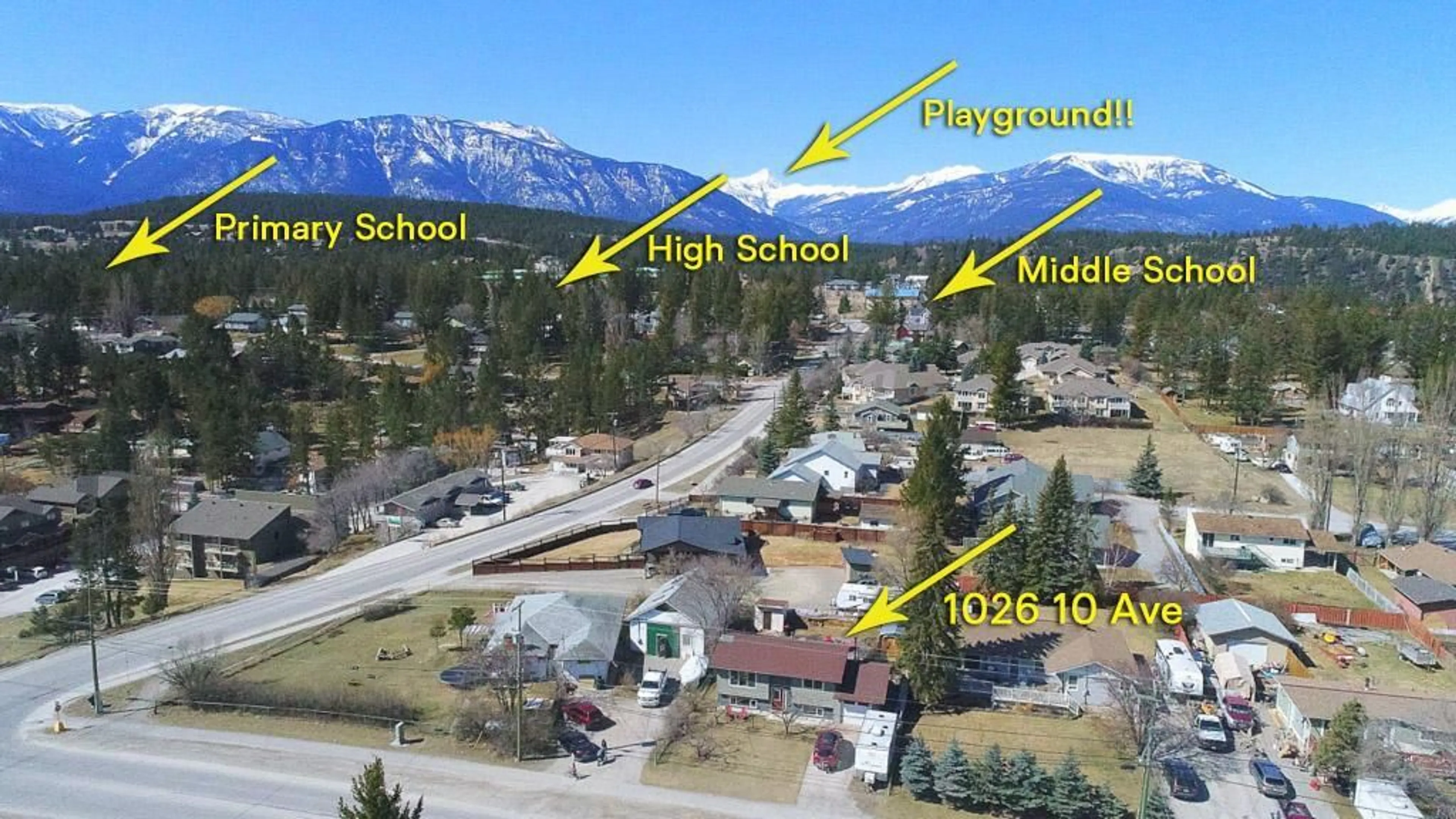 Picture of a map for 1026 10TH AVENUE, Invermere British Columbia V0A1K0