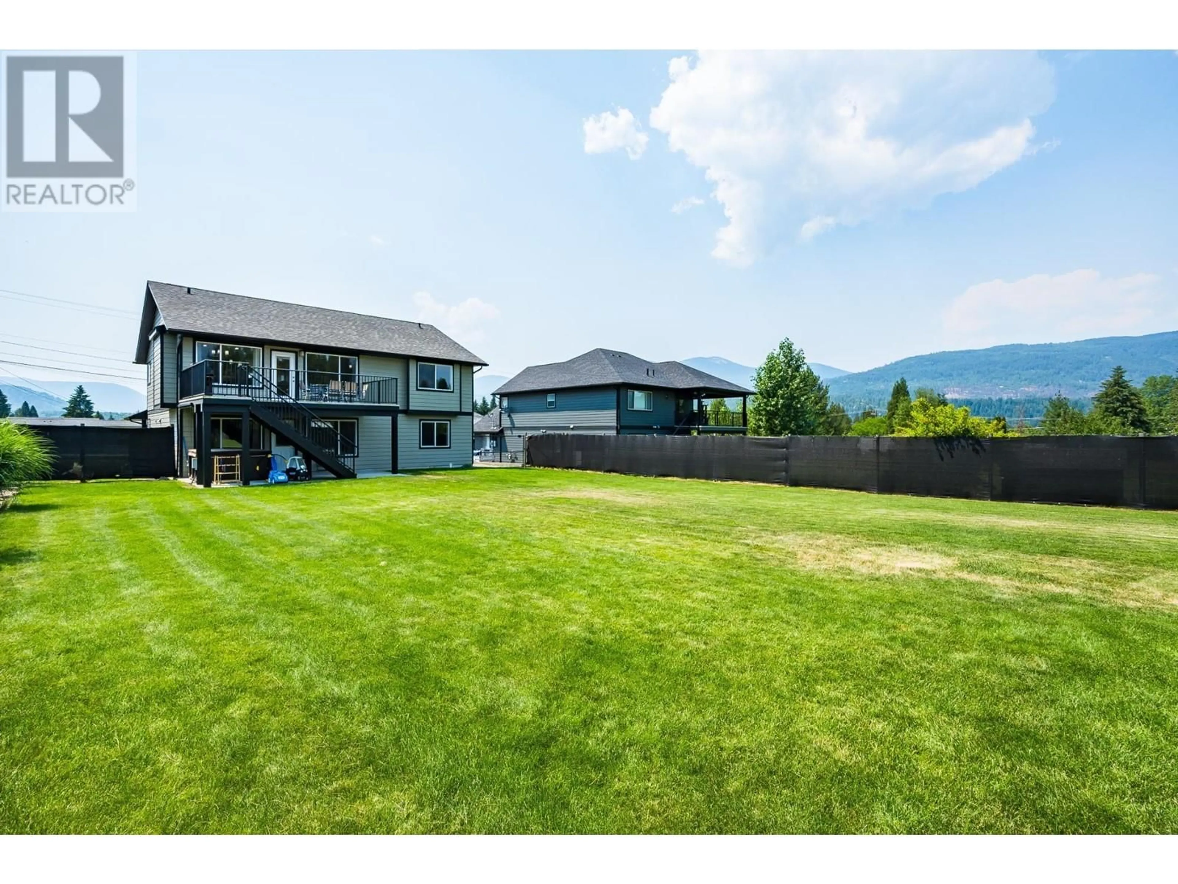 A pic from outside/outdoor area/front of a property/back of a property/a pic from drone, mountain view for 934 HILLVIEW ROAD, Ootischenia British Columbia V1N4K7