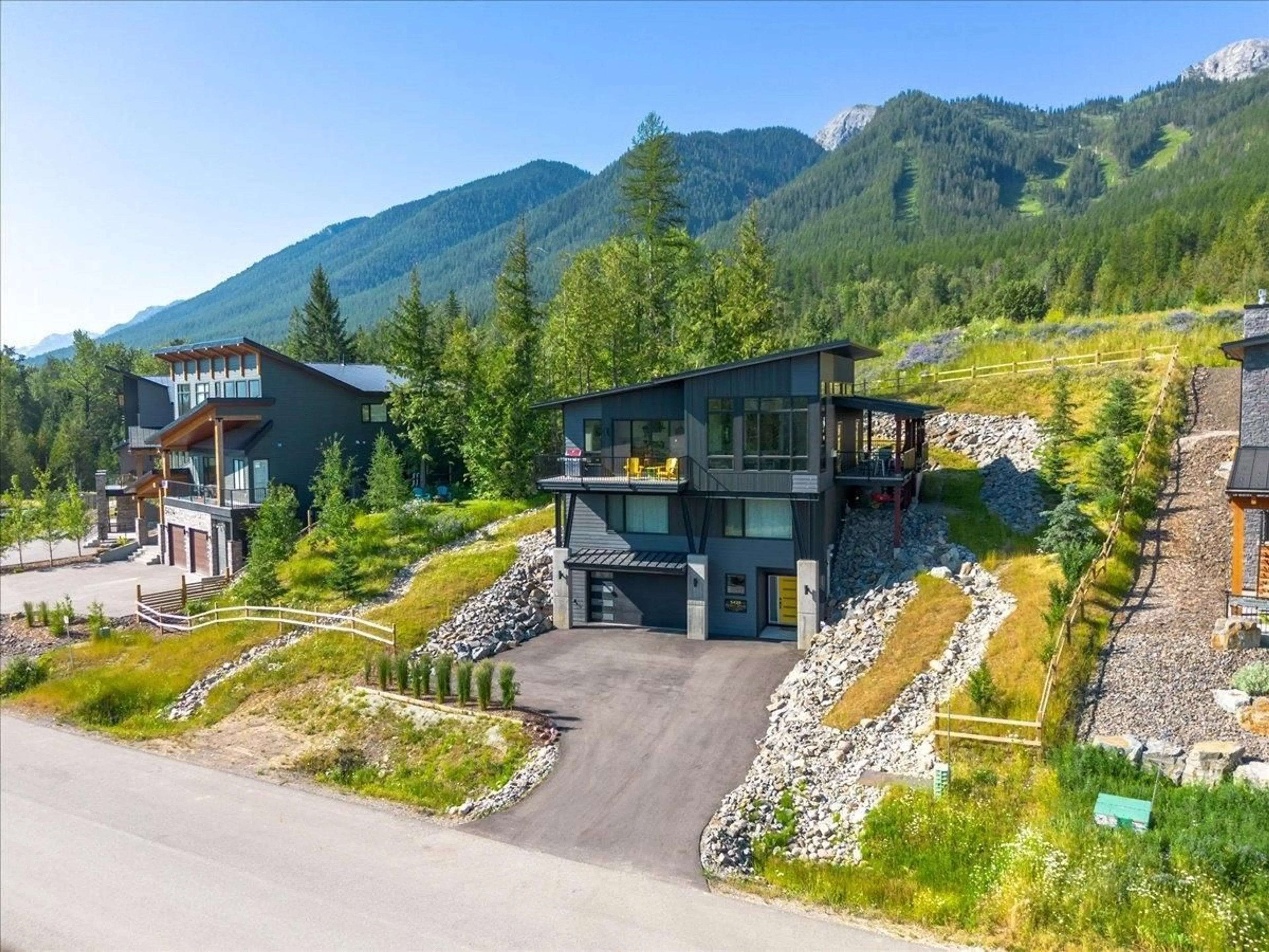 A pic from exterior of the house or condo, the view of mountain for 5420 RESORT Drive, Fernie British Columbia V0B1M6