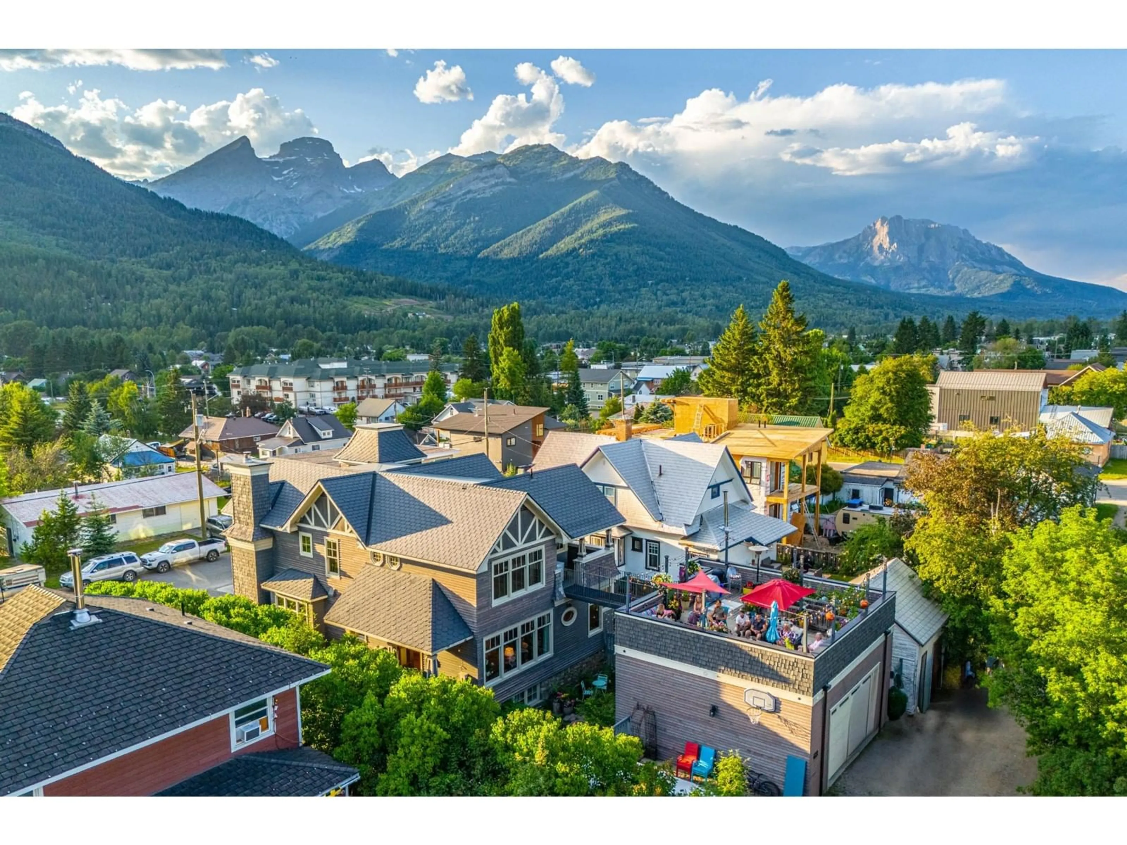 A pic from exterior of the house or condo, the view of mountain for 622 5TH Avenue, Fernie British Columbia V0B1M0