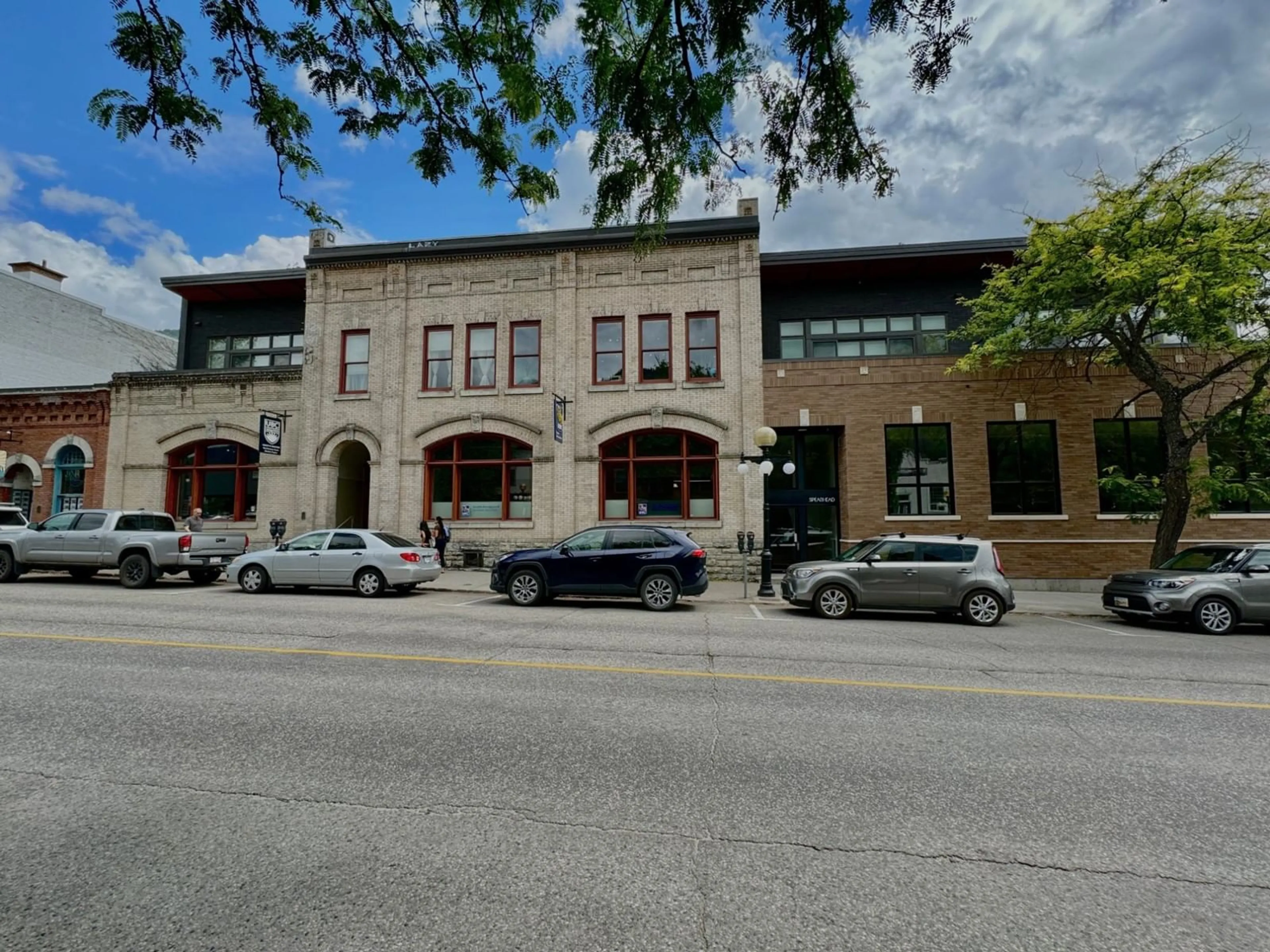 A pic from exterior of the house or condo, the front or back of building for 266 BAKER Street Unit# 12, Nelson British Columbia V1L4H3