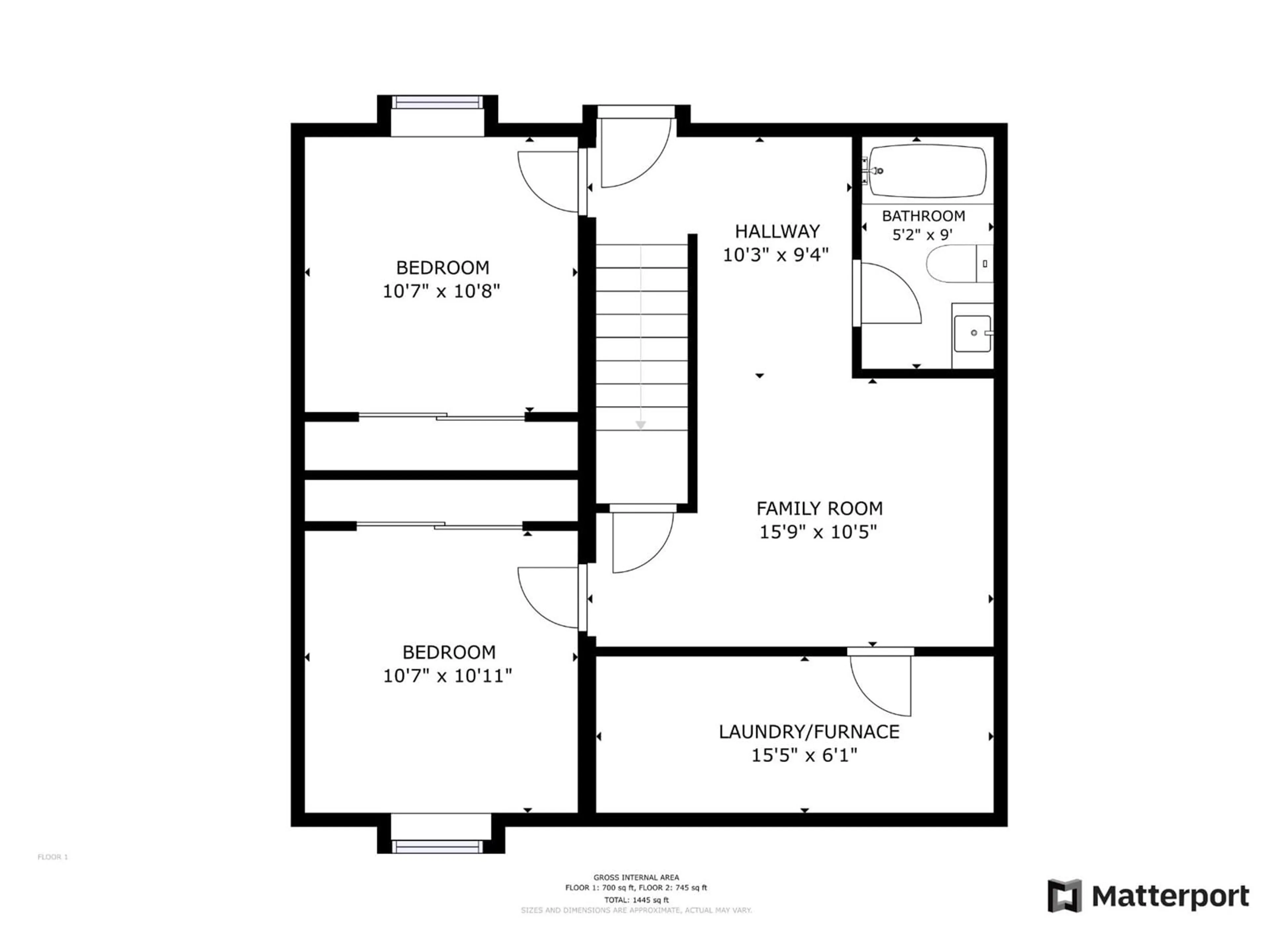 Floor plan for 2680 75TH Avenue Unit# A, Grand Forks British Columbia V0H1H2