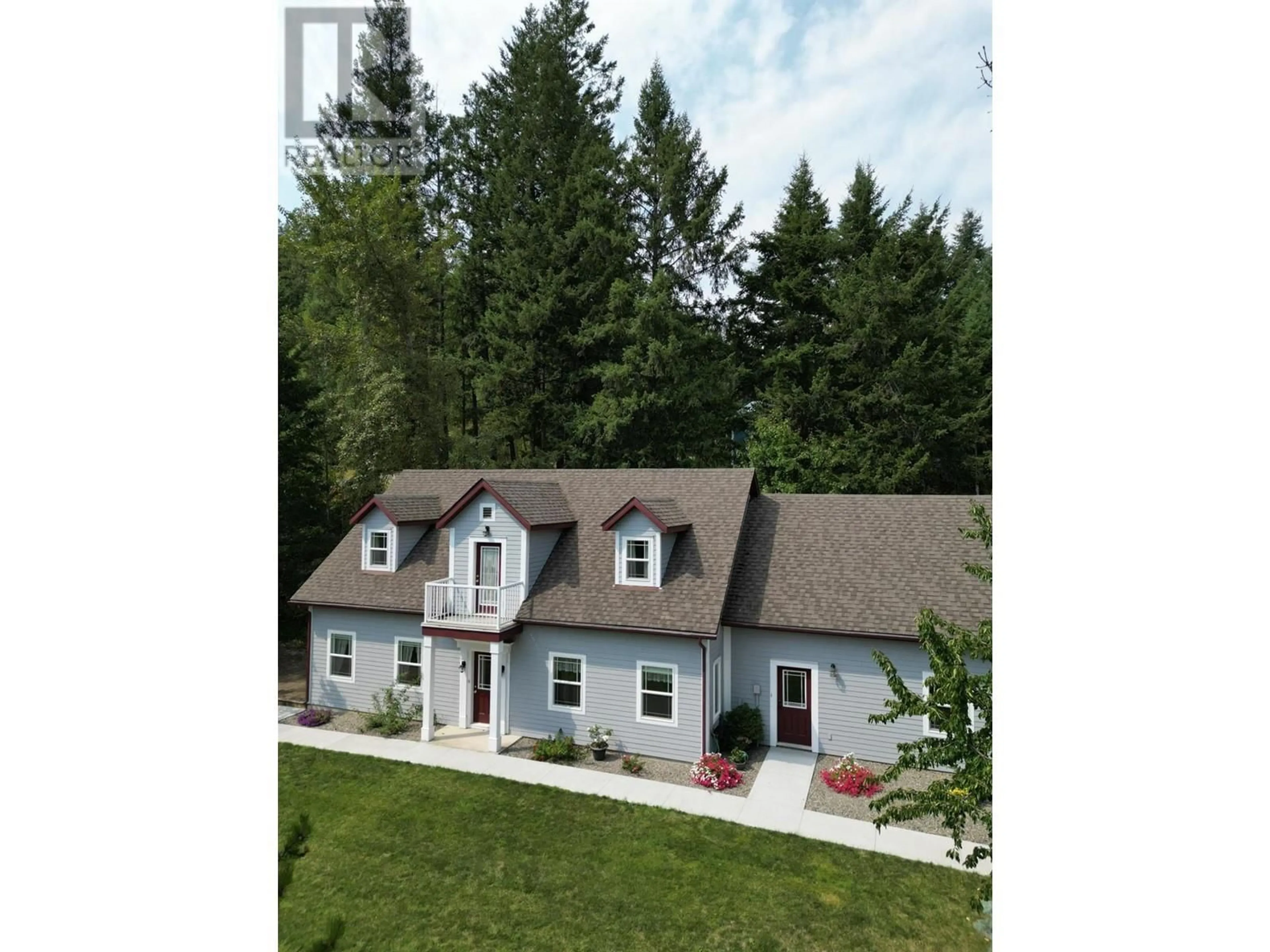 A pic from outside/outdoor area/front of a property/back of a property/a pic from drone, street for 4004 3 HIGHWAY, Erickson British Columbia V0B1K0