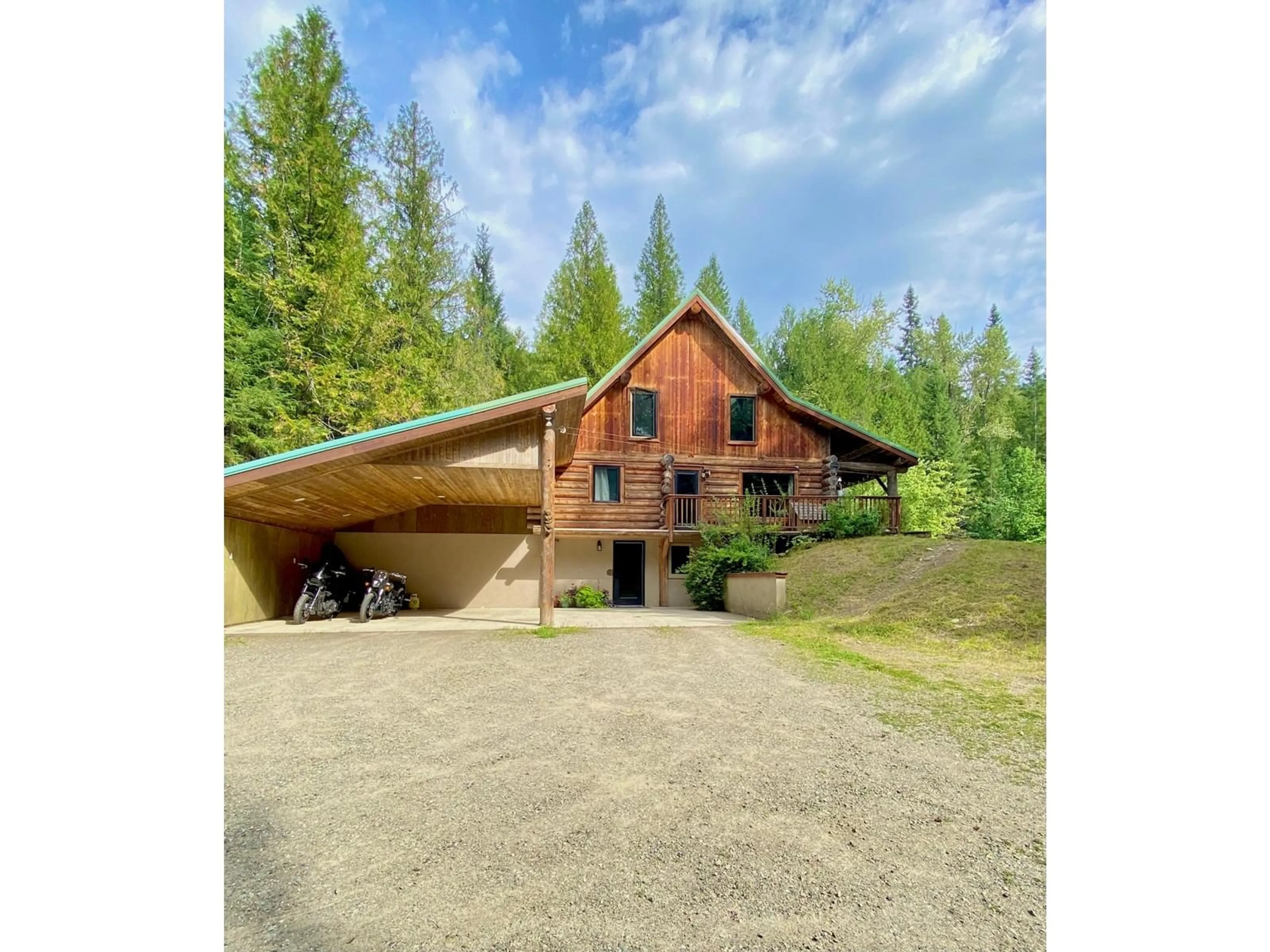 Frontside or backside of a home, cottage for 8001 FORRISTER Road, Ymir British Columbia V0G2K0