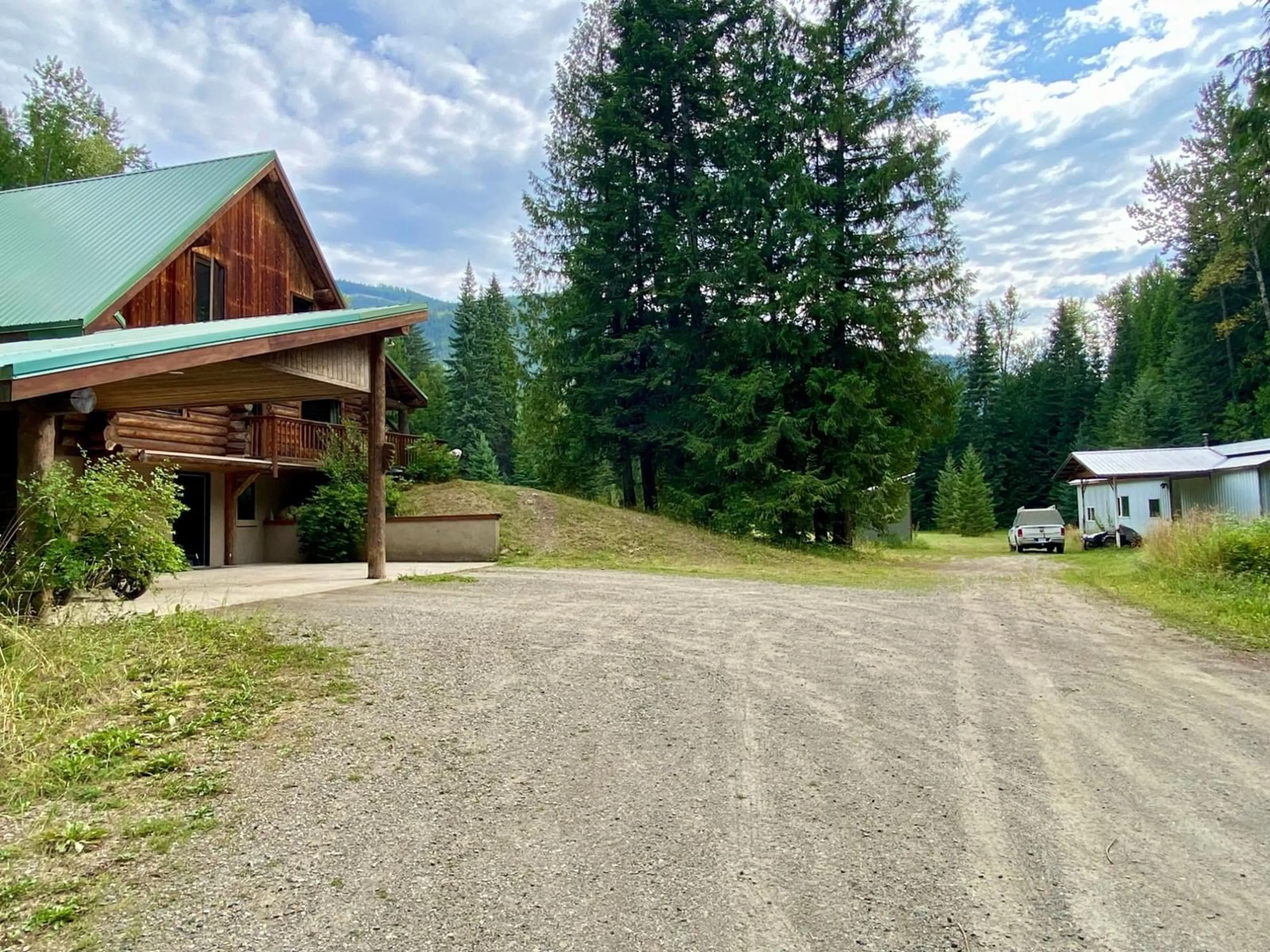 Frontside or backside of a home, cottage for 8001 FORRISTER Road, Ymir British Columbia V0G2K0