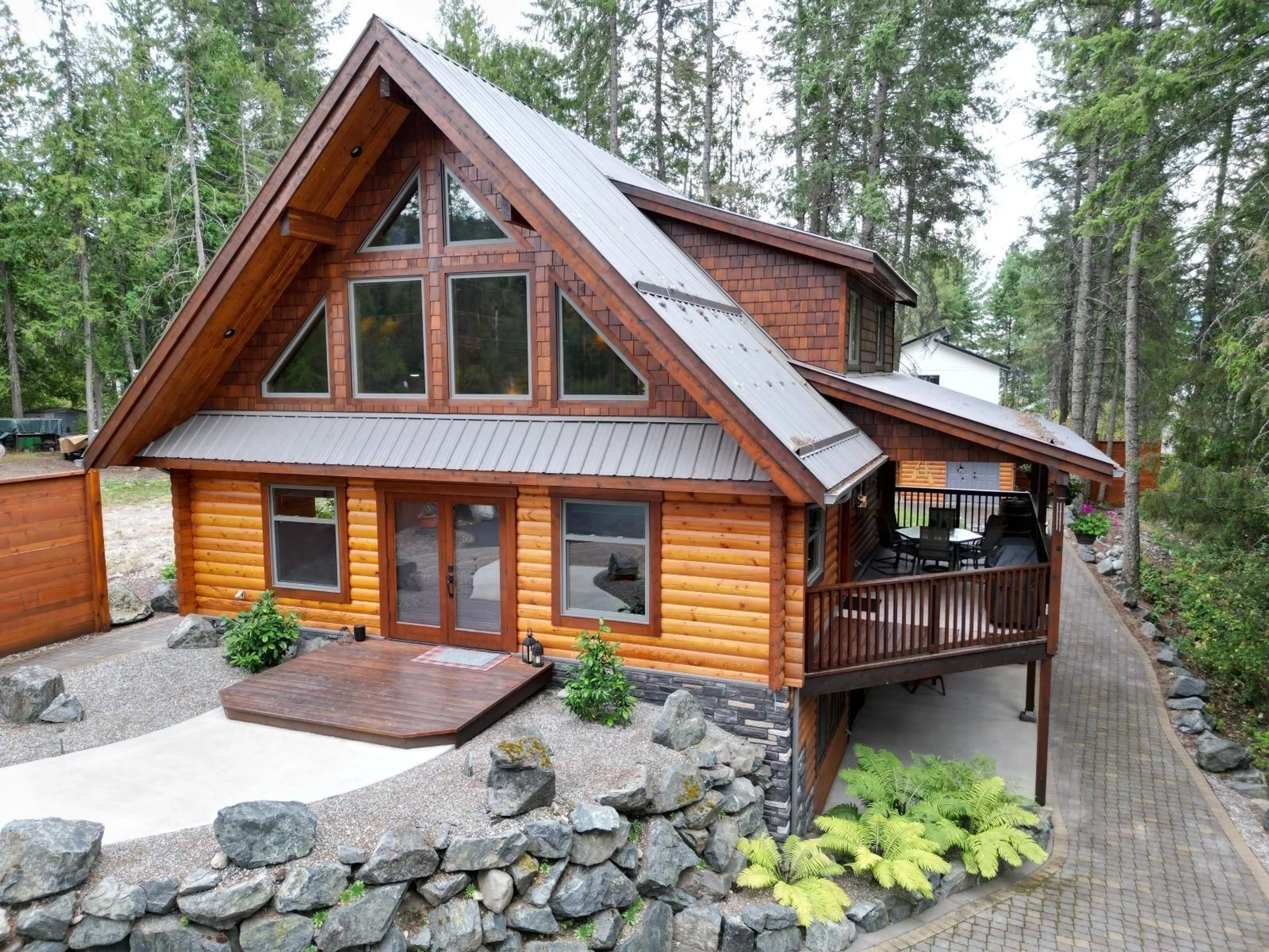 Frontside or backside of a home, cottage for 87 LARSON Road, Christina Lake British Columbia V0H1E0