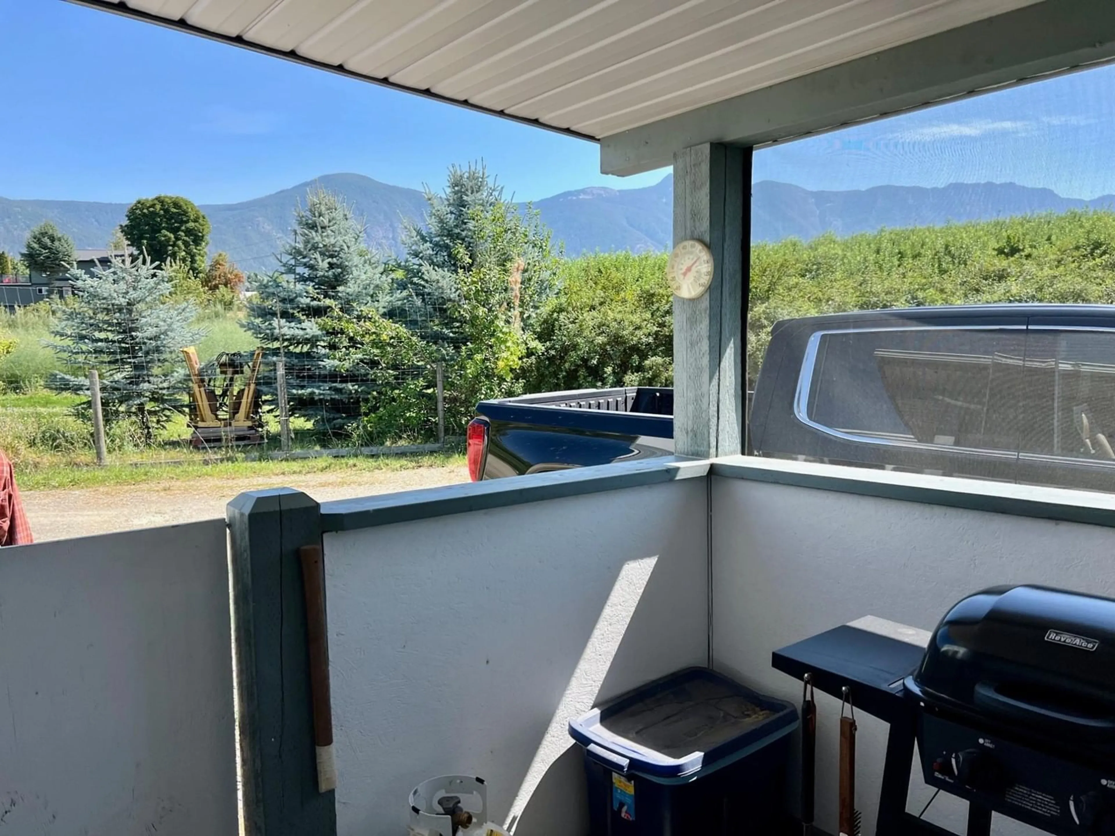 Balcony in the apartment, the view of mountain for 3003 3 Highway Unit# 11, Erickson British Columbia V0B1G1