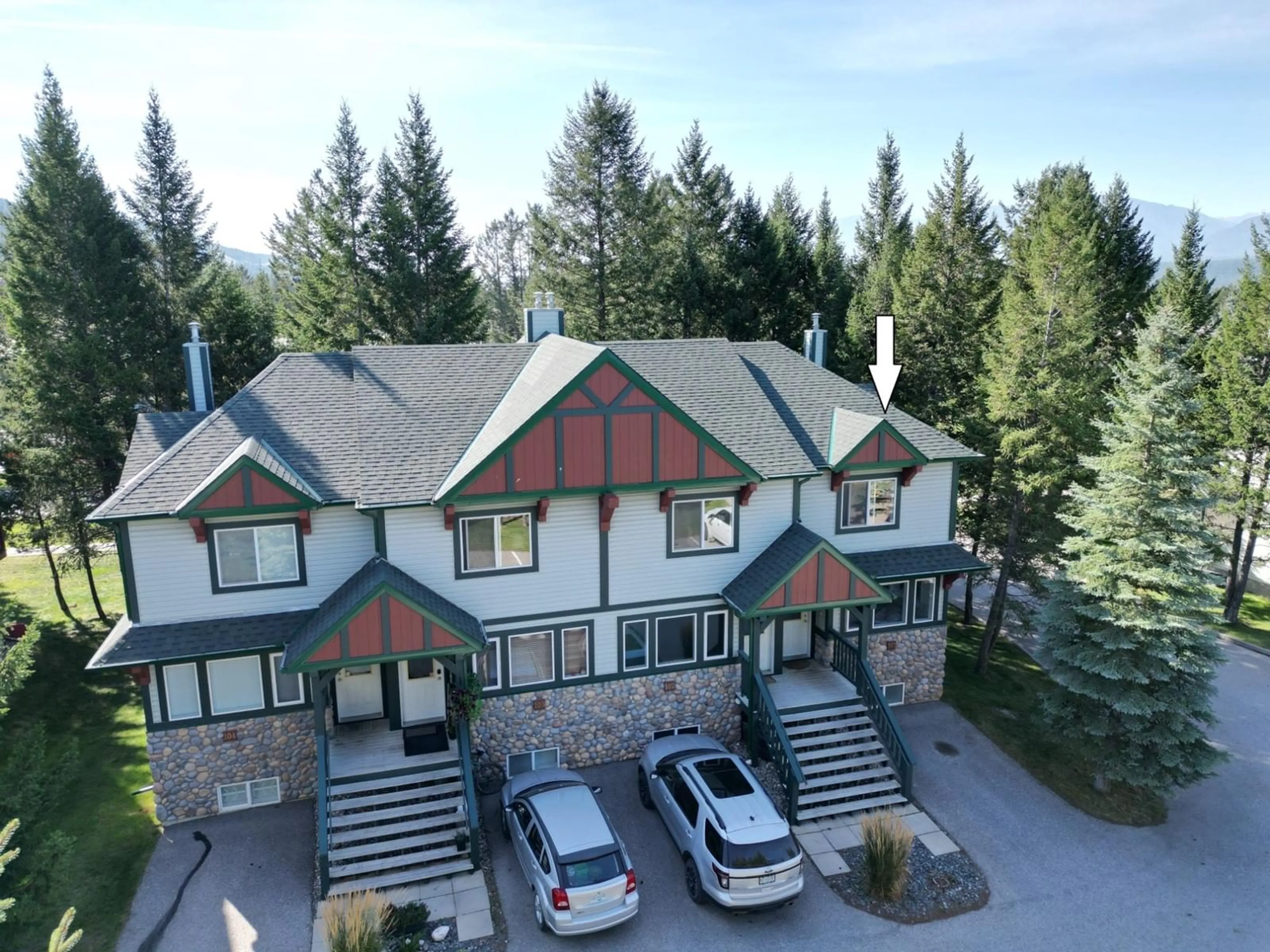 A pic from exterior of the house or condo, the front or back of building for 4835 RADIUM Boulevard Unit# 101, Radium Hot Springs British Columbia V0A1M0