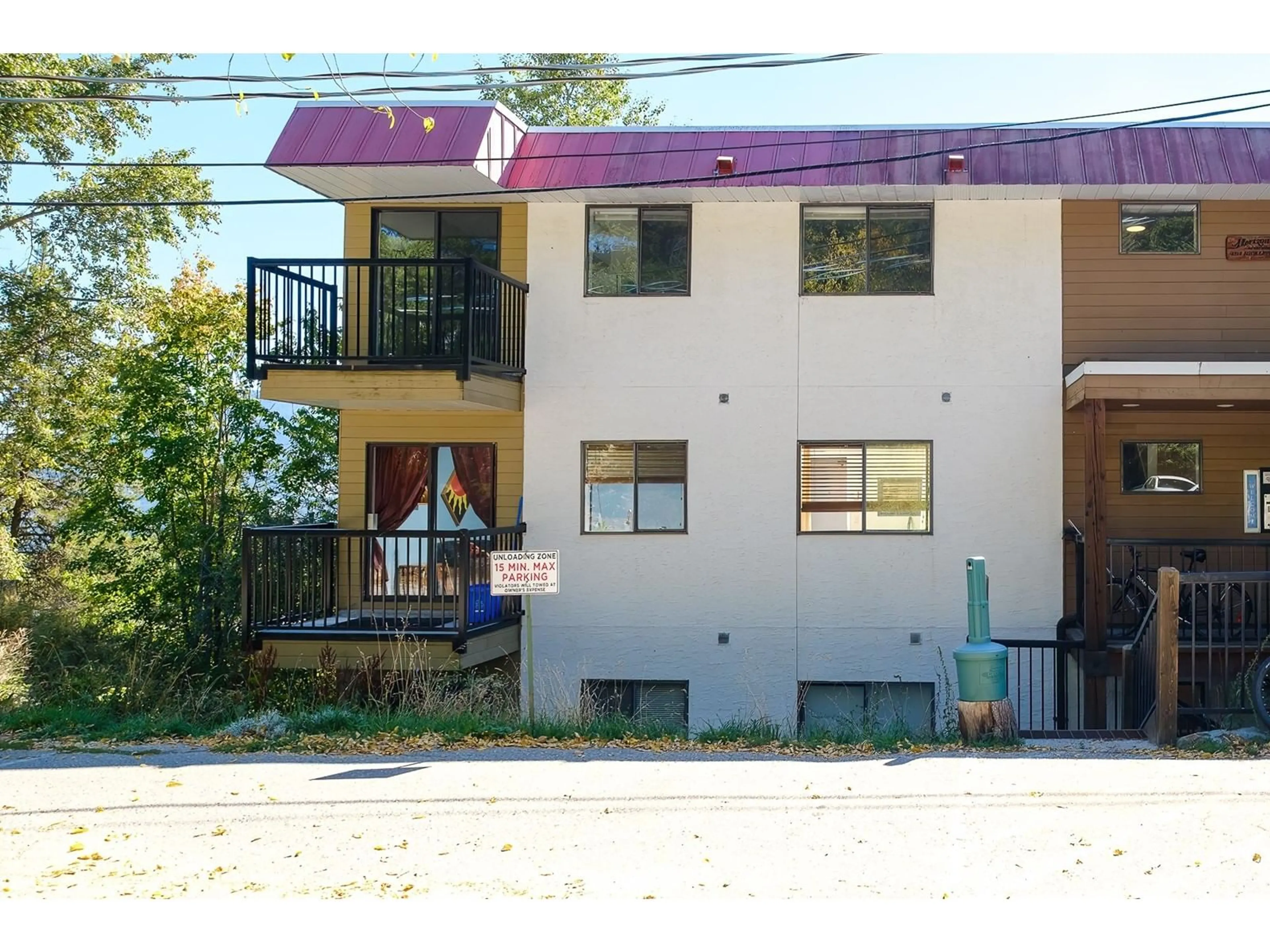 A pic from exterior of the house or condo, the front or back of building for 1510 NICKELPLATE Road Unit# 301, Rossland British Columbia V0G1Y0