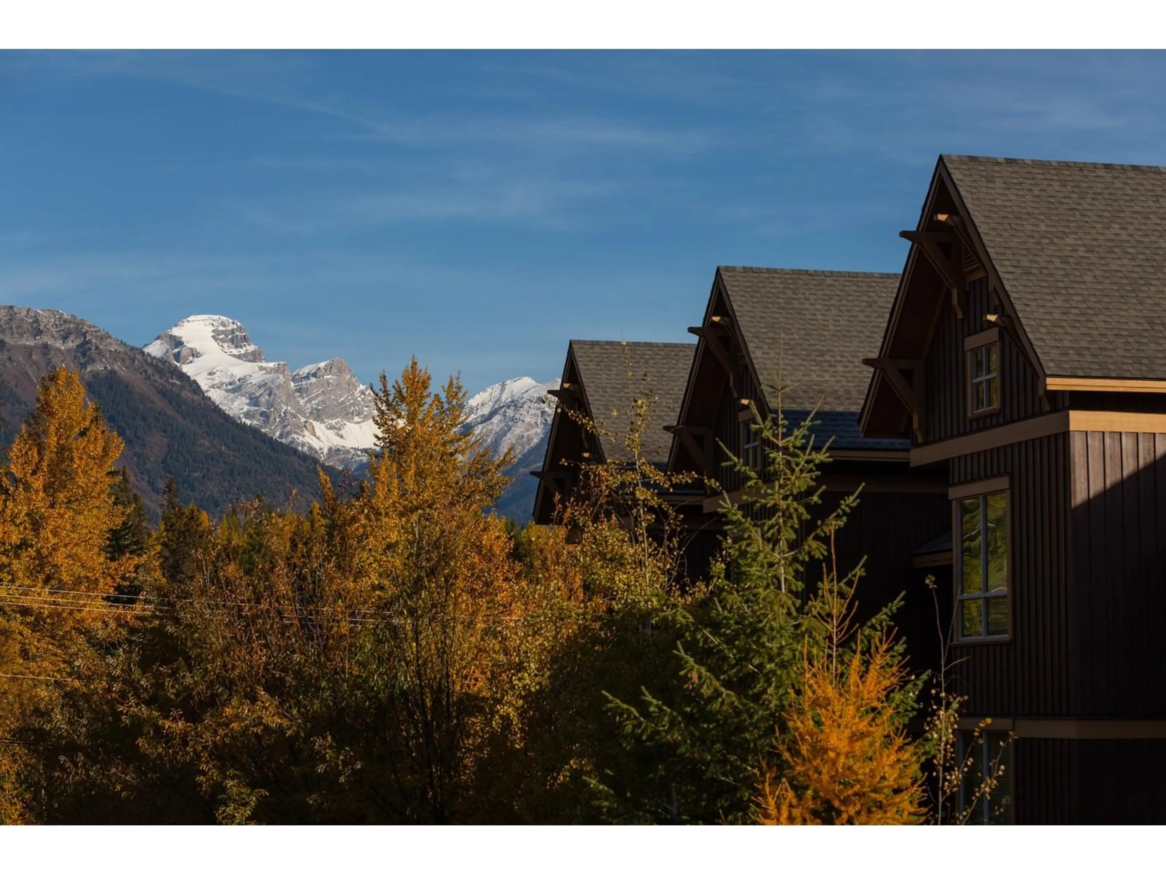 A pic from exterior of the house or condo, the view of mountain for 4559 TIMBERLINE Crescent Unit# 611D, Fernie British Columbia V0B1M6