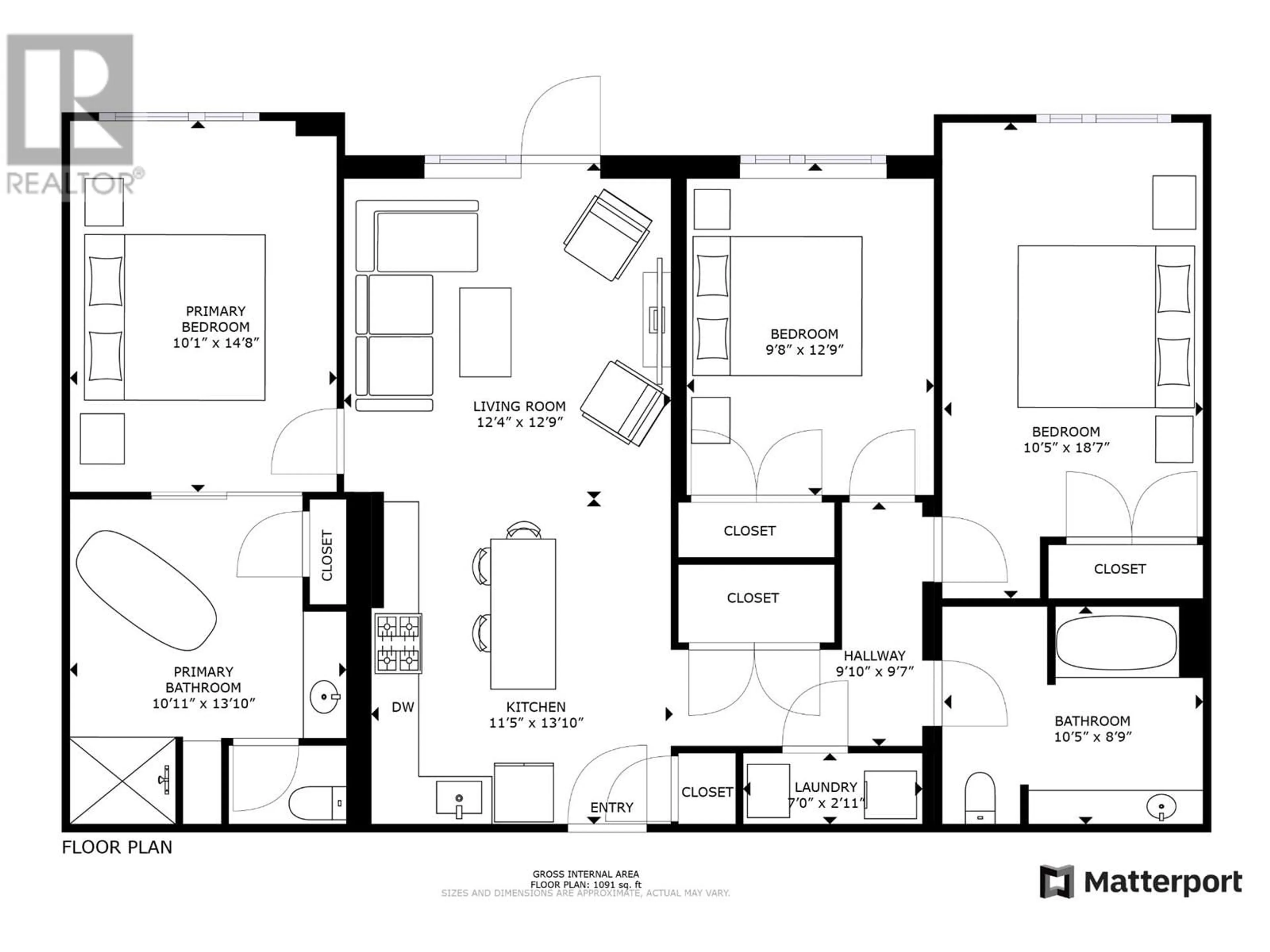 Floor plan for 400 STEMWINDER Drive Unit# 202, Kimberley British Columbia V1A2Y9