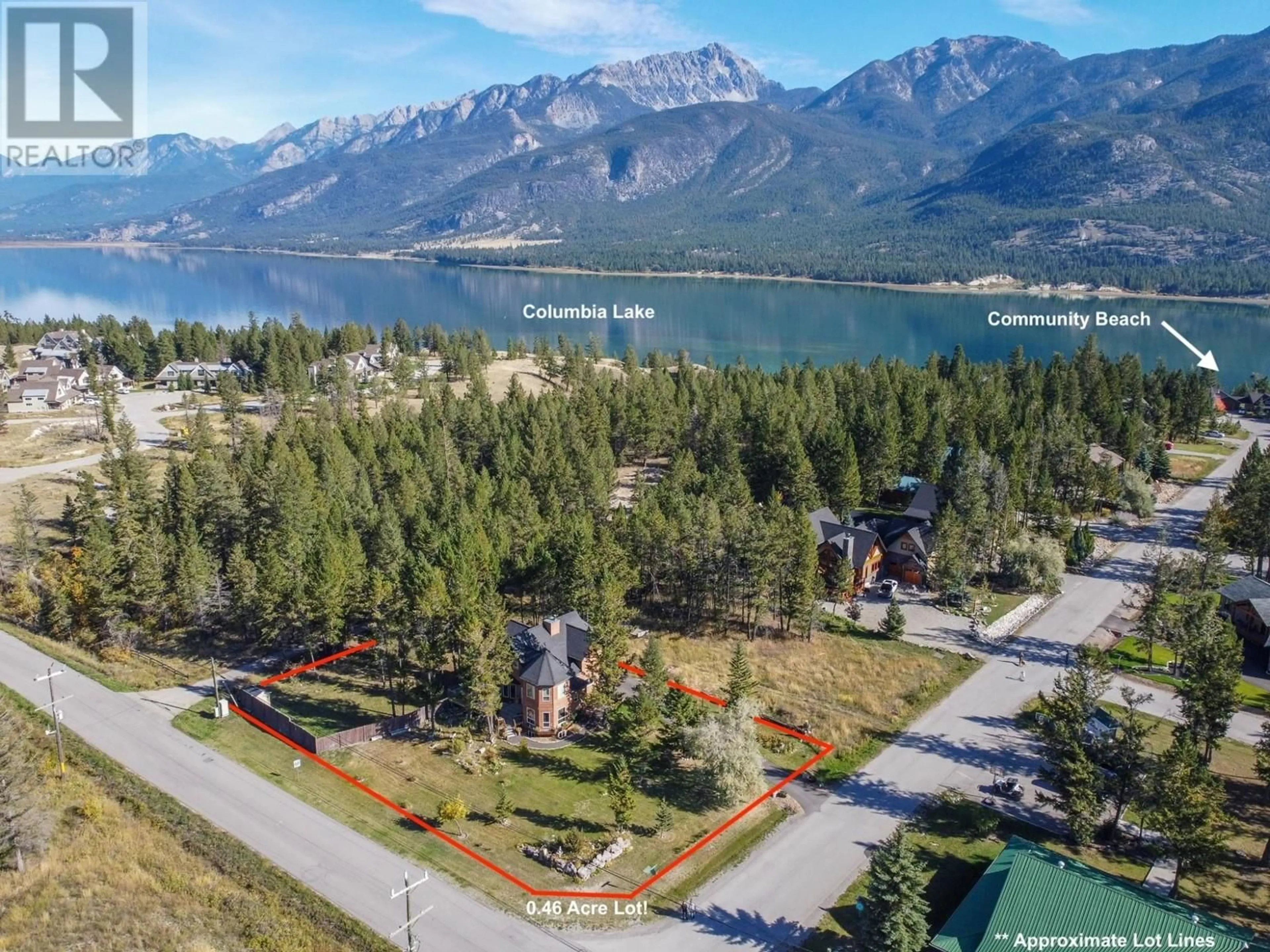 A pic from outside/outdoor area/front of a property/back of a property/a pic from drone, mountain view for 6823 COLUMBIA RIDGE DRIVE, Fairmont Hot Springs British Columbia V0B1L2