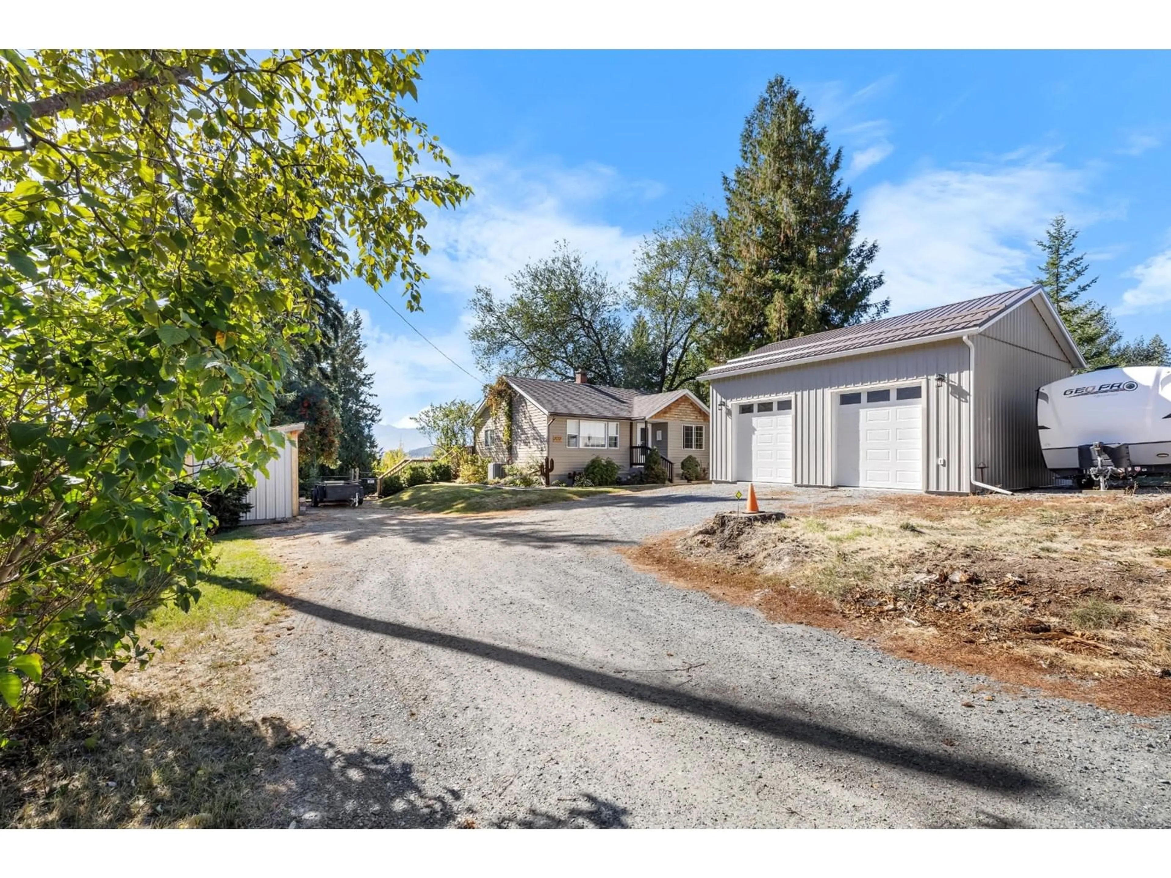 Frontside or backside of a home, the street view for 3733 3 Highway, Erickson British Columbia V0B1K0