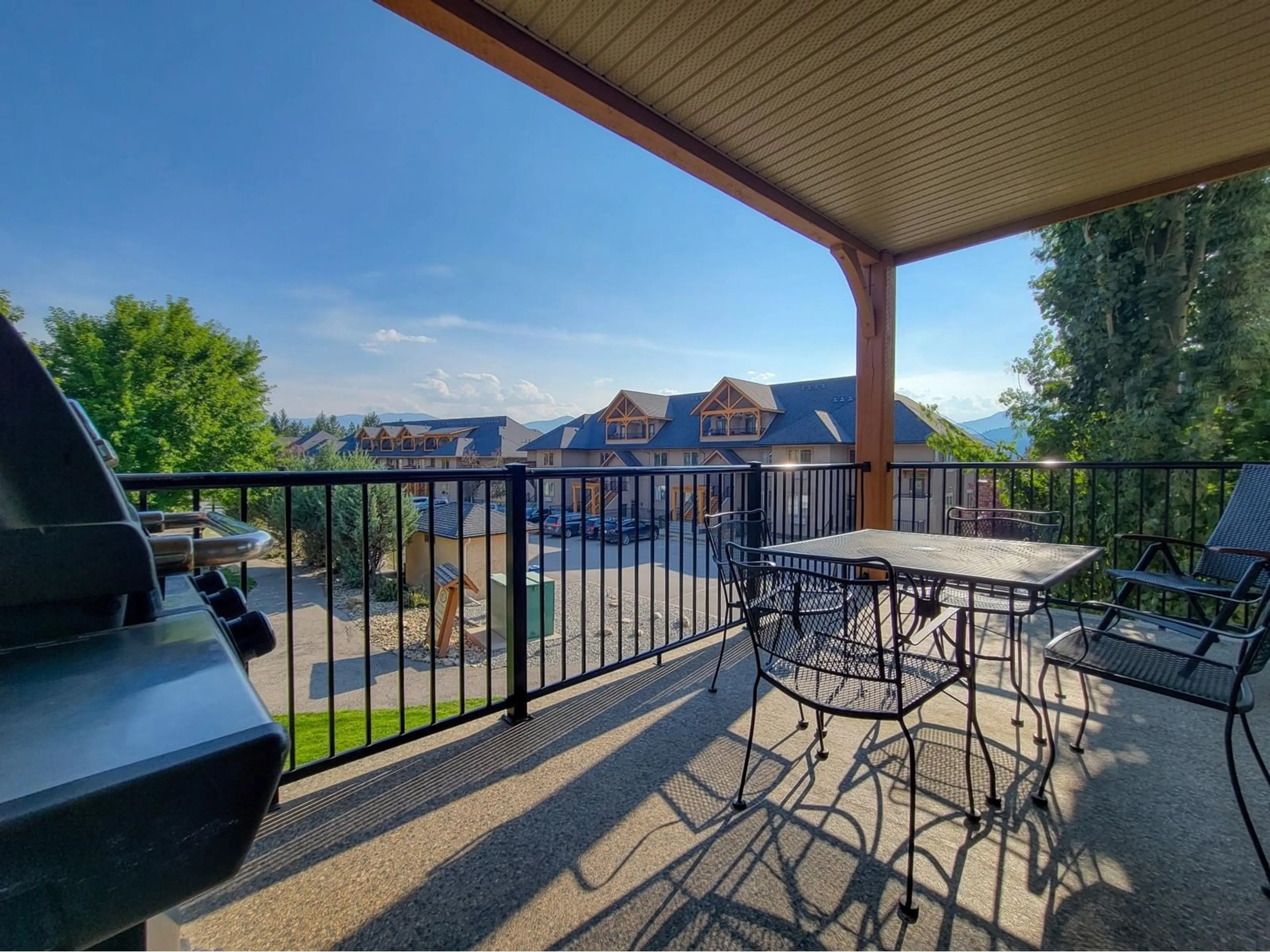 Patio, the fenced backyard for 500 BIGHORN Boulevard Unit# 524, Radium Hot Springs British Columbia v0a1m0