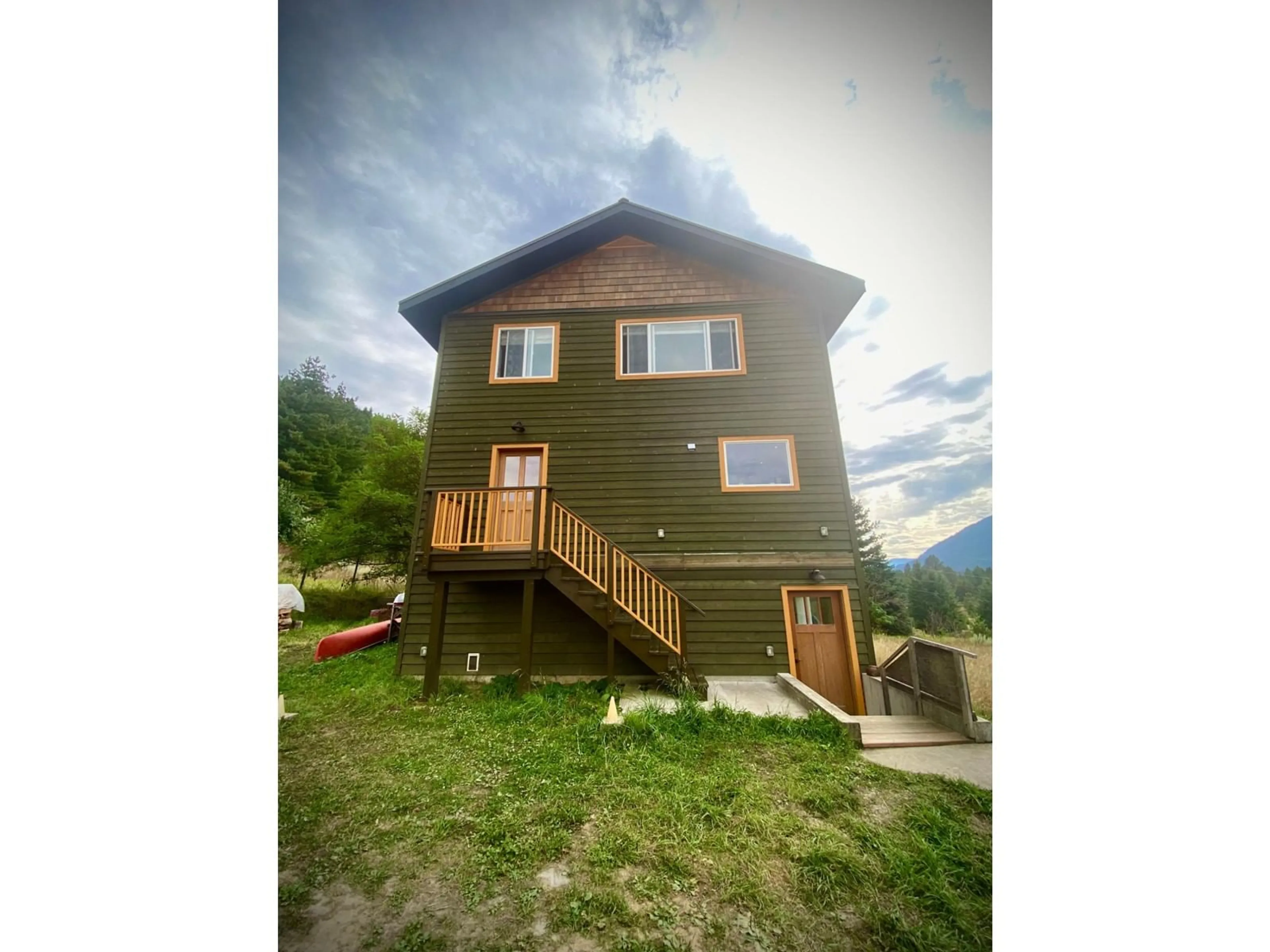 A pic from exterior of the house or condo, cottage for 2284 UPPER GLADE Road, Glade British Columbia V1N4R5