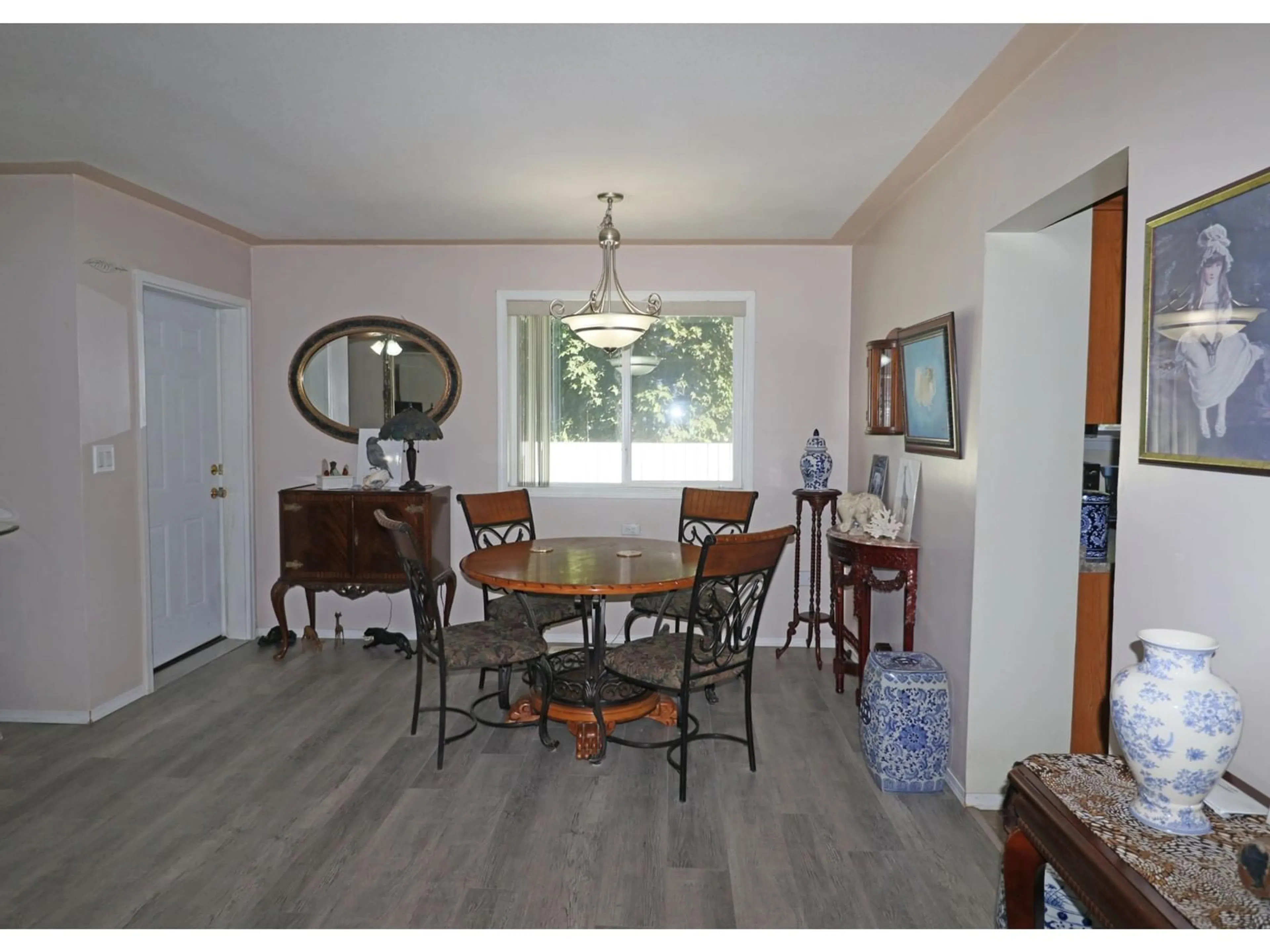 Dining room, wood floors, cottage for 1726 72ND Avenue, Grand Forks British Columbia V0H1H0