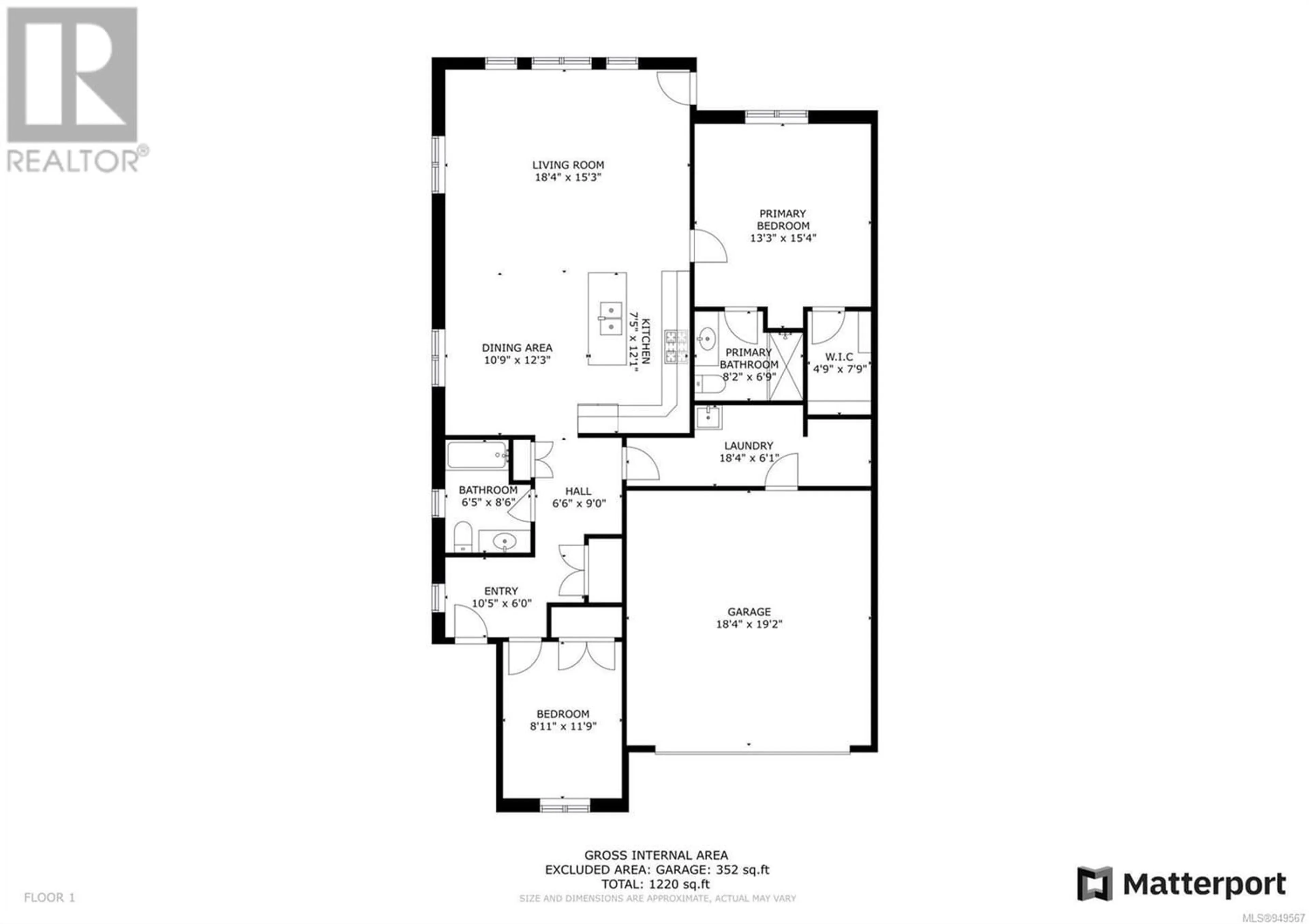Floor plan for 8 3774 12th Ave, Port Alberni British Columbia V9Y5A5