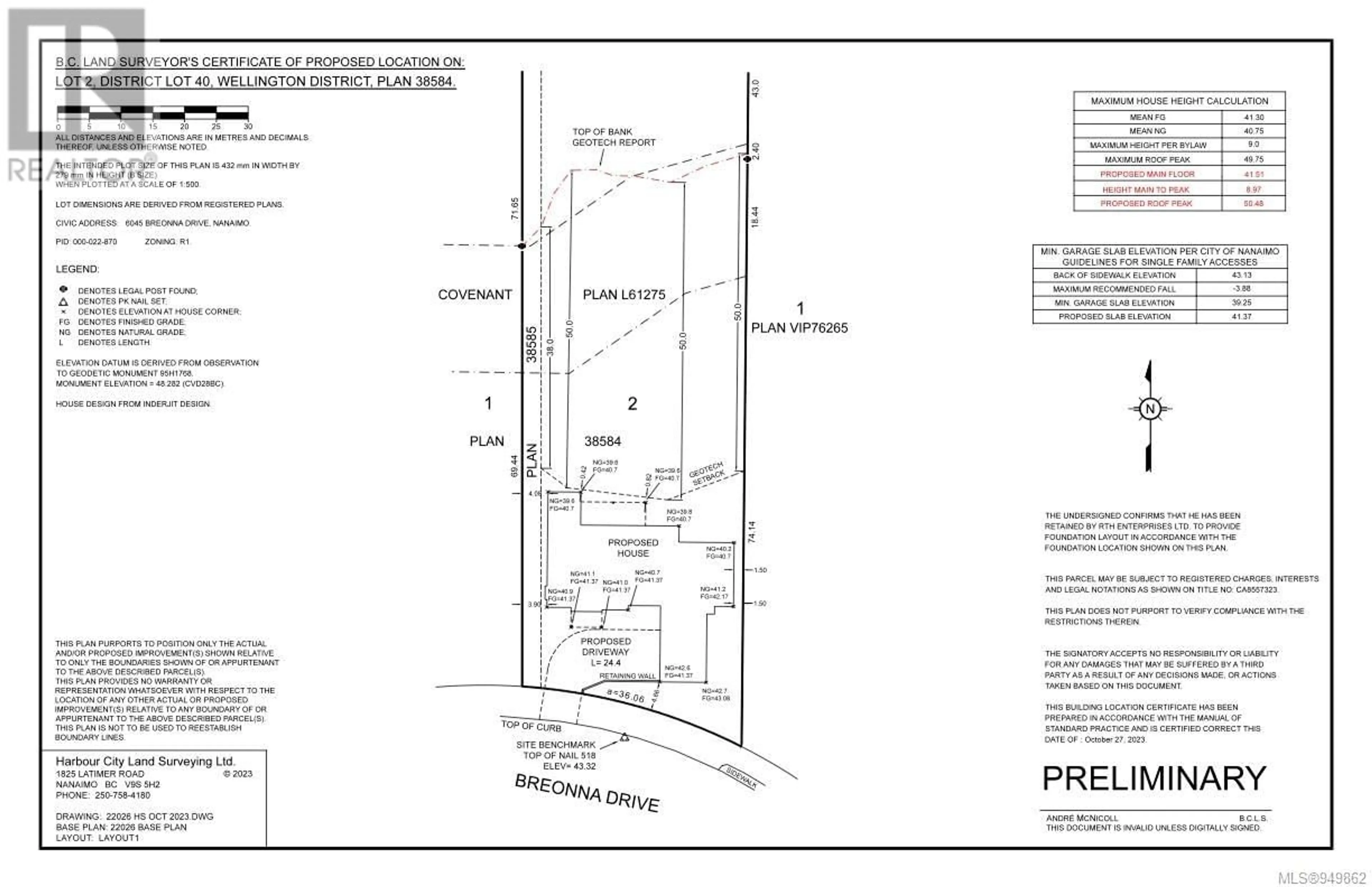 Floor plan for 6045 Breonna Dr, Nanaimo British Columbia V9V1G1