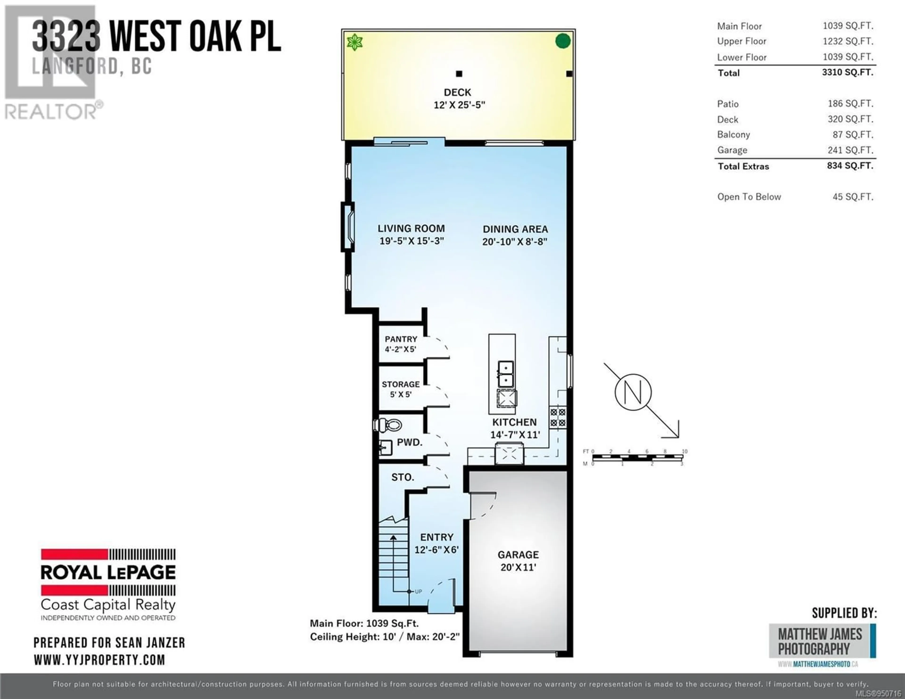 Floor plan for 3323 West Oak Pl, Langford British Columbia V9C2P2